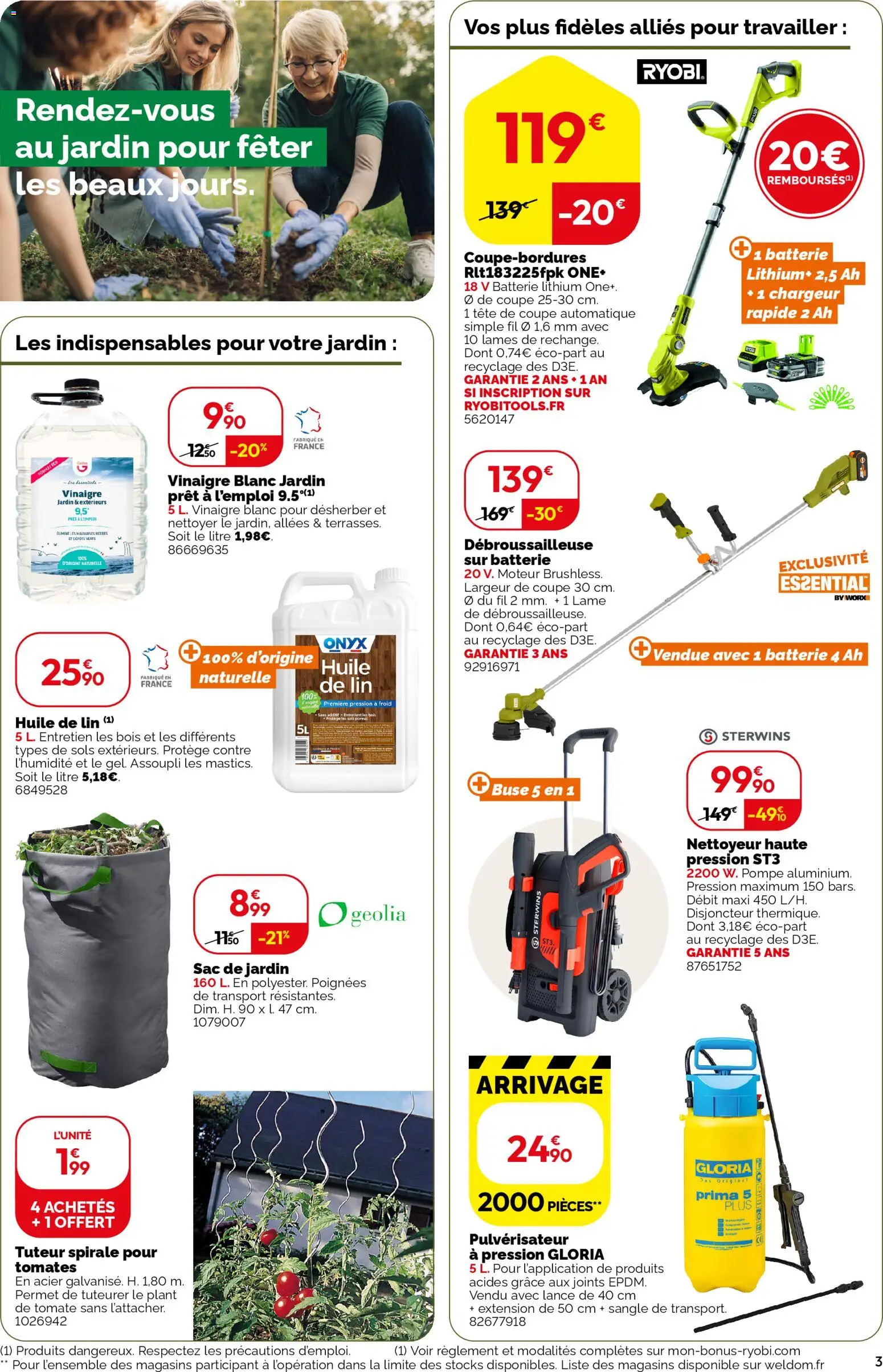 {H1} | Page: 3 | Produits: Sac, Disjoncteur, Vinaigre blanc, Vinaigre