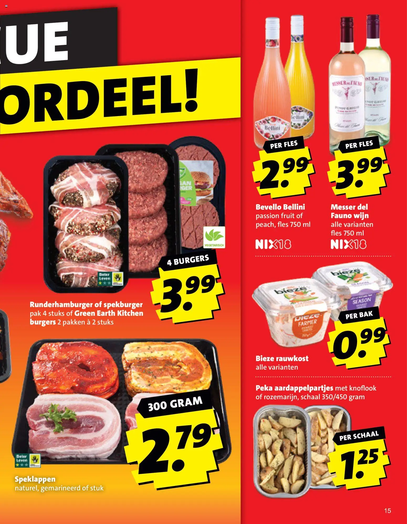 {H1} | Pagina: 15 | Producten: Wijn, Schaal, Fles, Knoflook