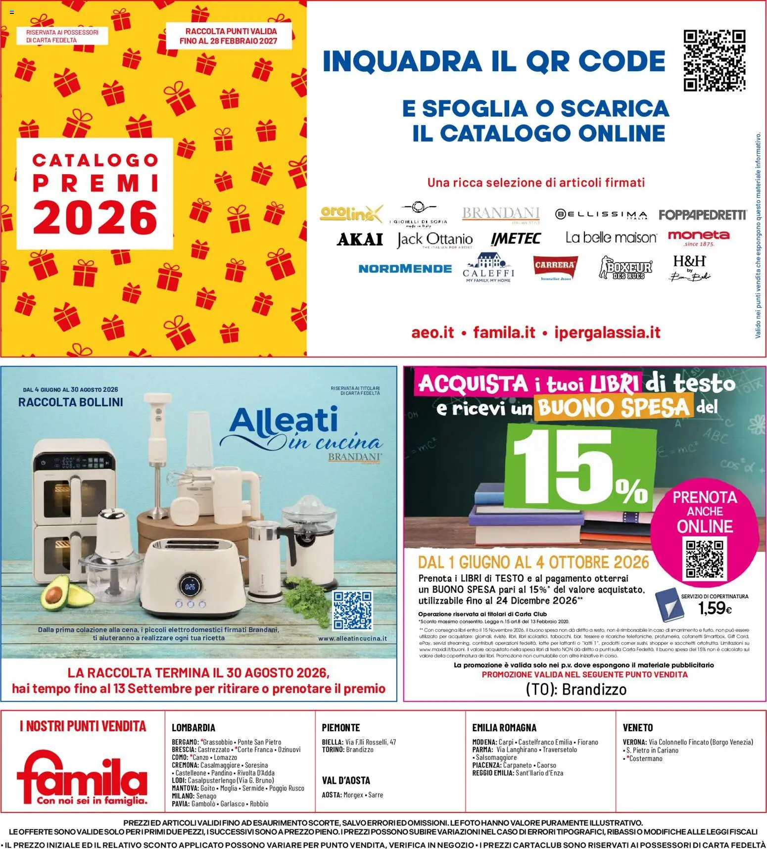Volantino Famila del 10/08/2026 | Pagina: 24 | Prodotti: Libri, Latte, Sushi