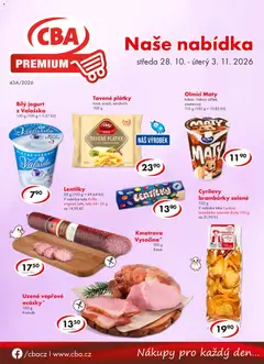 Náhled letáku CBA leták - Premium od 28.10.2026