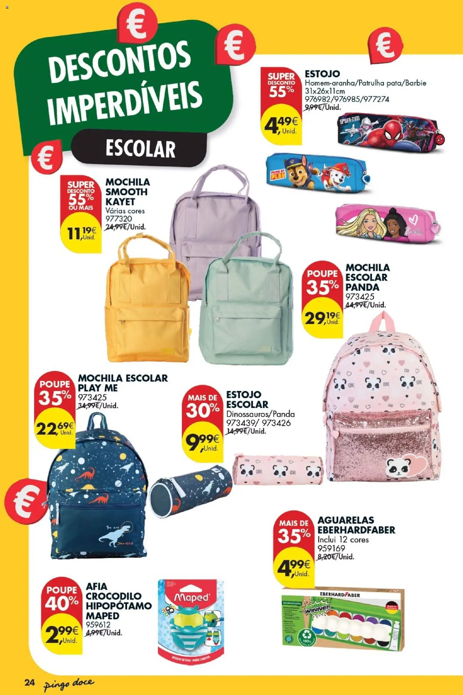 Pingo Doce Bazar Grandes Oportunidades │ válido de 21/07/2026 | Página: 24 | Produtos: Mochila
