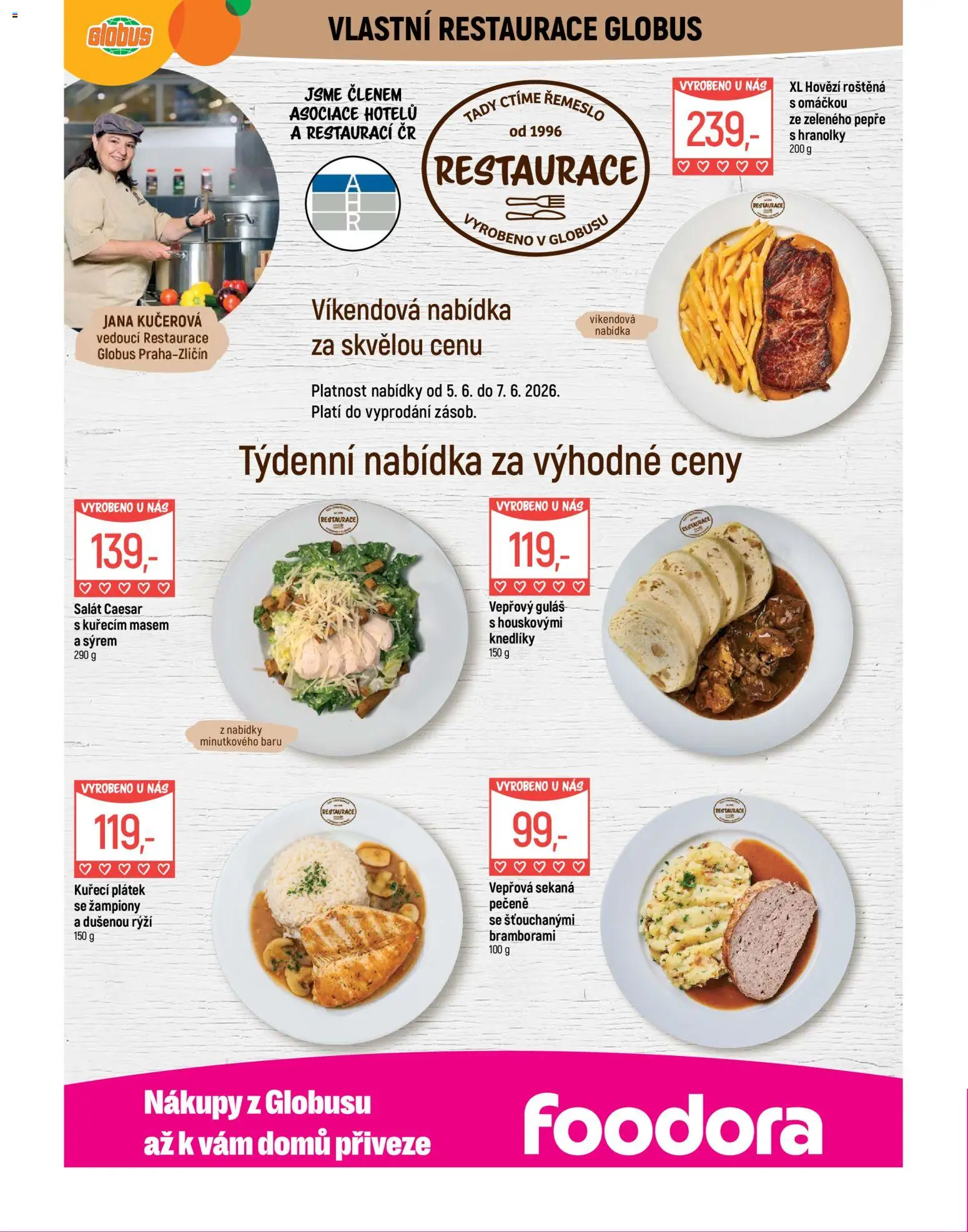 Globus leták - Praha Zličín od 03.06.2026 | Strana: 7 | Produkty: Globus, Hranolky, Sekaná, Guláš