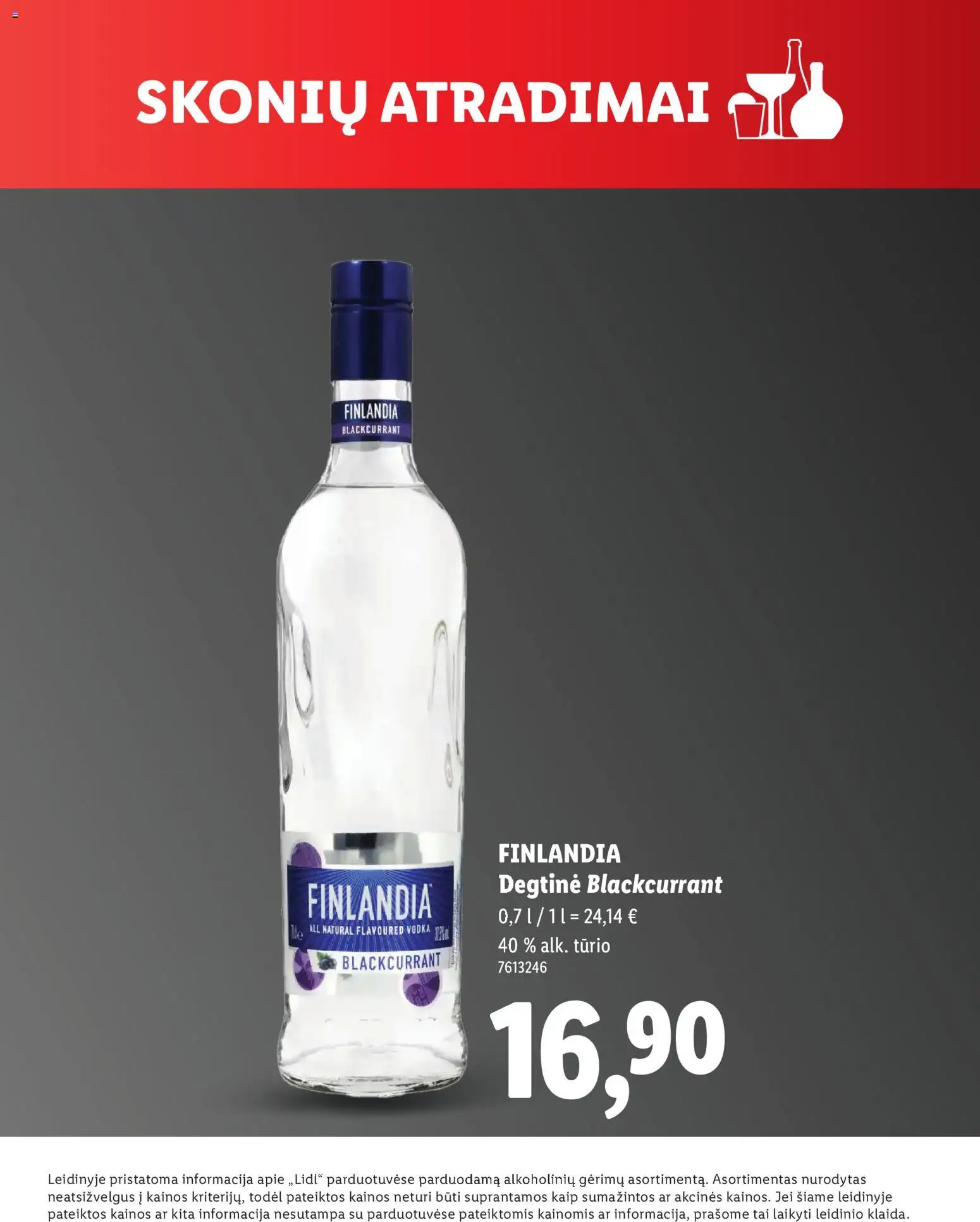 LIDL akcijos nuo 2025.12.05 | Puslapis: 3 | Prekių: Degtinė