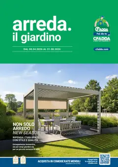 Anteprima del volantino CFadda volantino Arredo Esterno valido a partire dal 08.04.2026