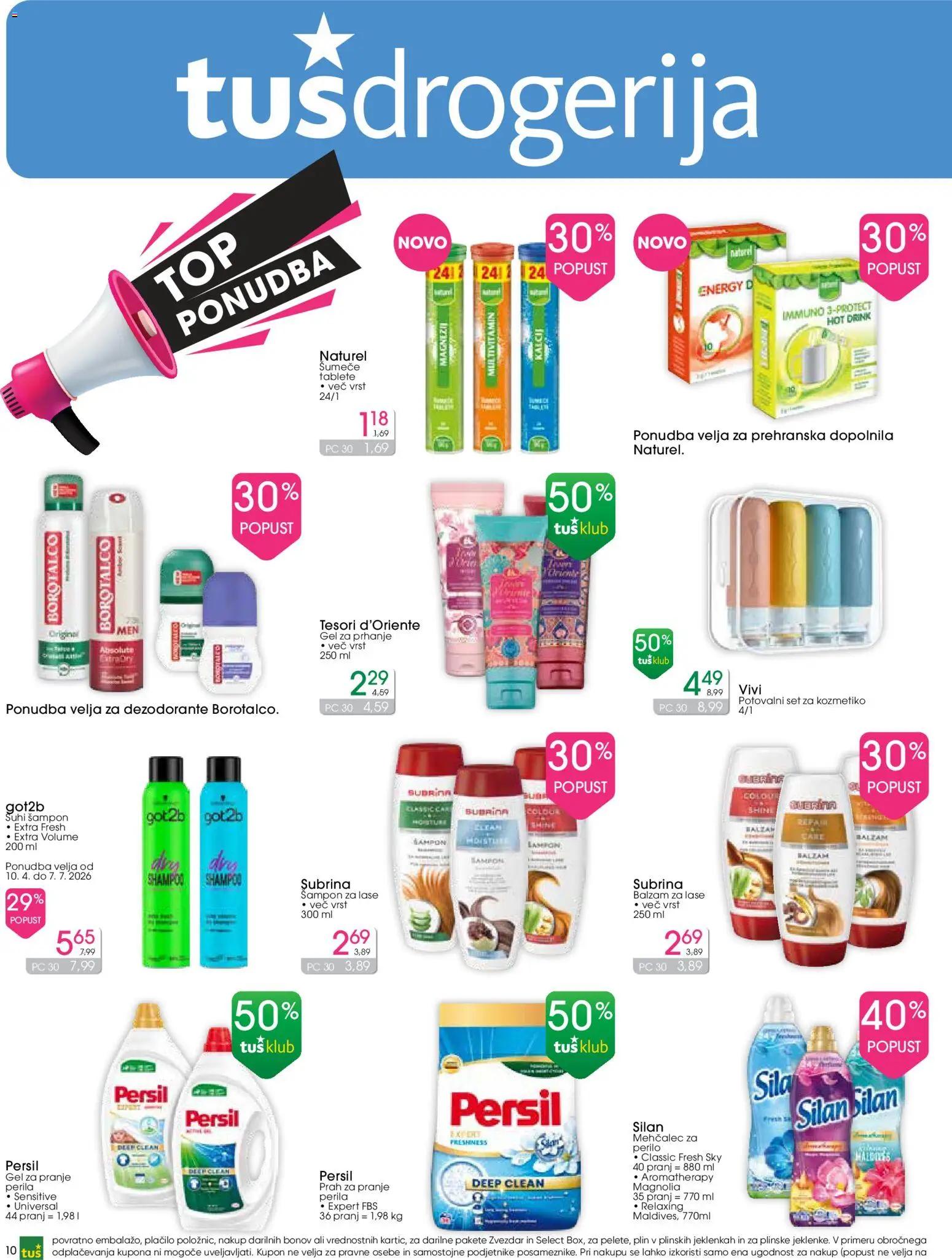 Novi Tuš katalog ponudbe – veljaven od 03.06.2026 | Stran: 10
