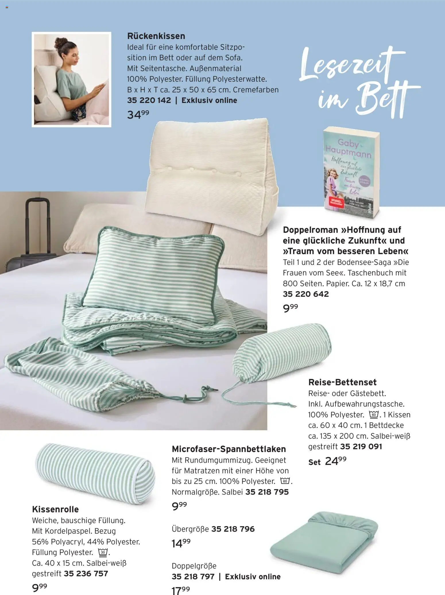 Prospekt Tchibo Cool bleiben – gültig ab 17.06.2026 | Seite: 10 | Produkte: Bett, Kissen, Bettdecke