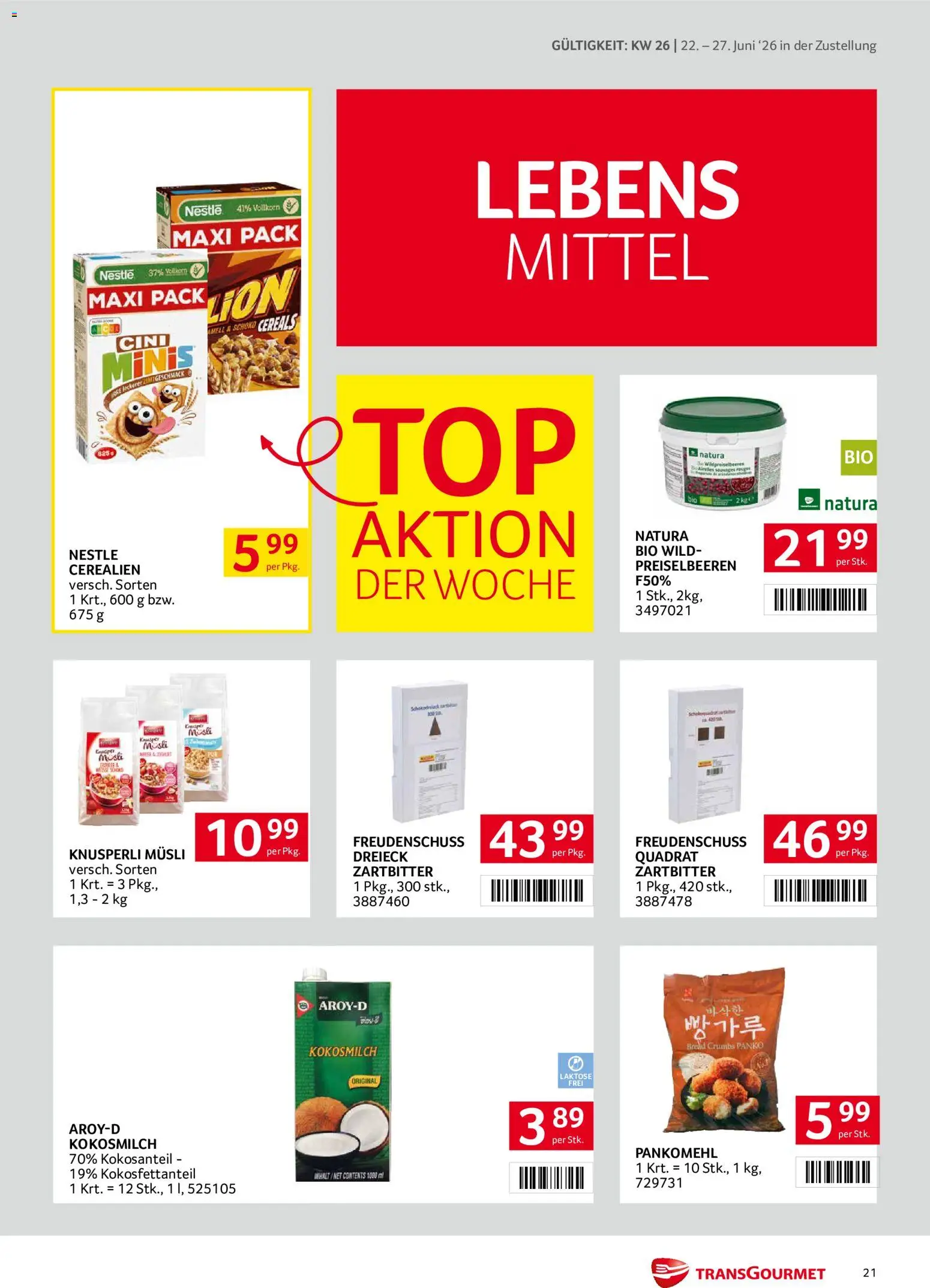 Transgourmet - Broschüre gültig ab 22.06.2026 | Seite: 21