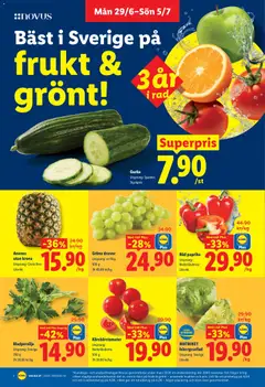 Gurka, Gurka Ursprung: Spanien Styckpris - Förhandsvisning av reklamblad från butik Lidl aktuell från 29/06/2026 | Sida: 2