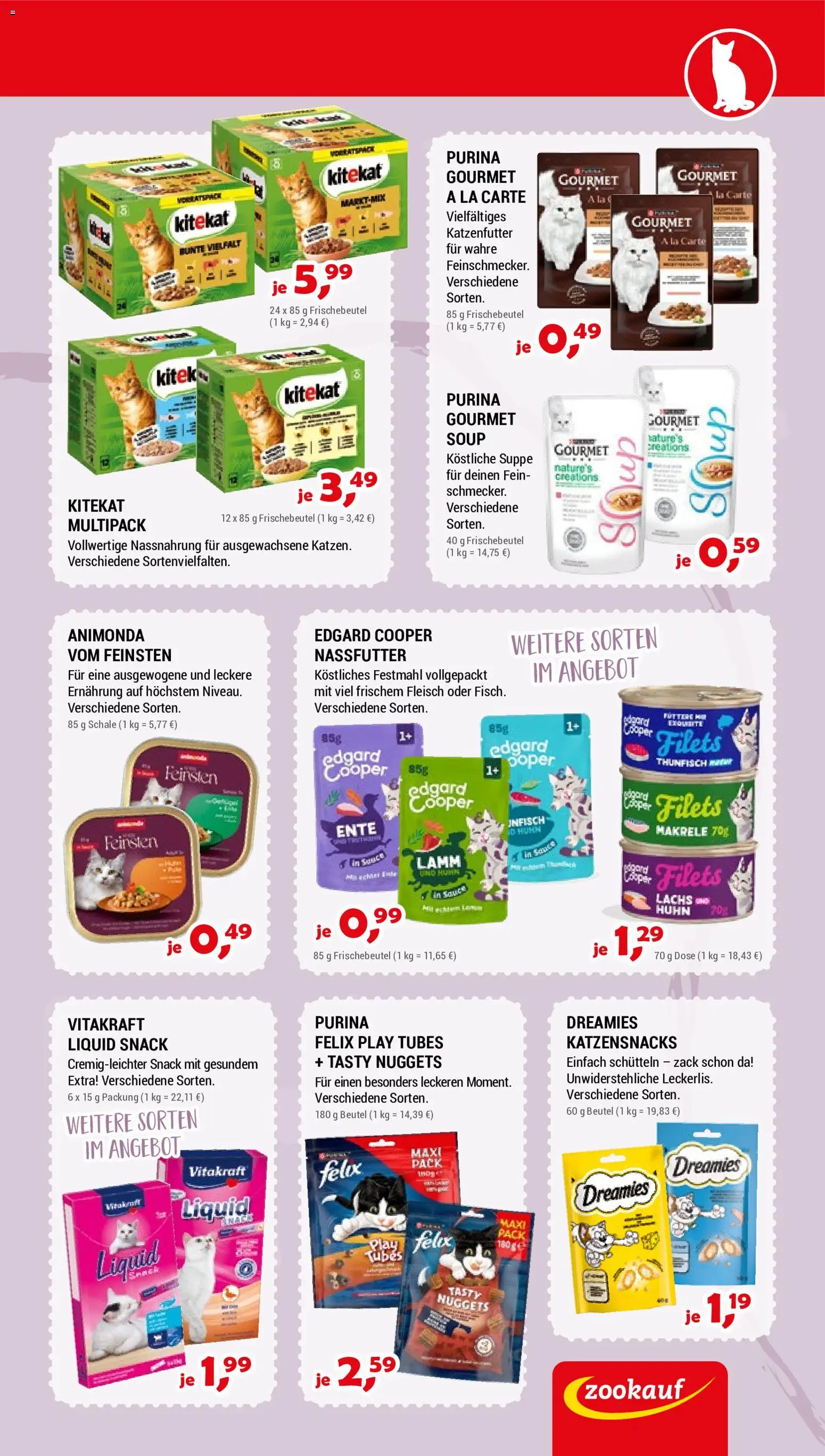 zookauf Prospekt – gültig ab 26.09.2026 | Seite: 7 | Produkte: Katzenfutter, Thunfisch, Lachs, Makrele