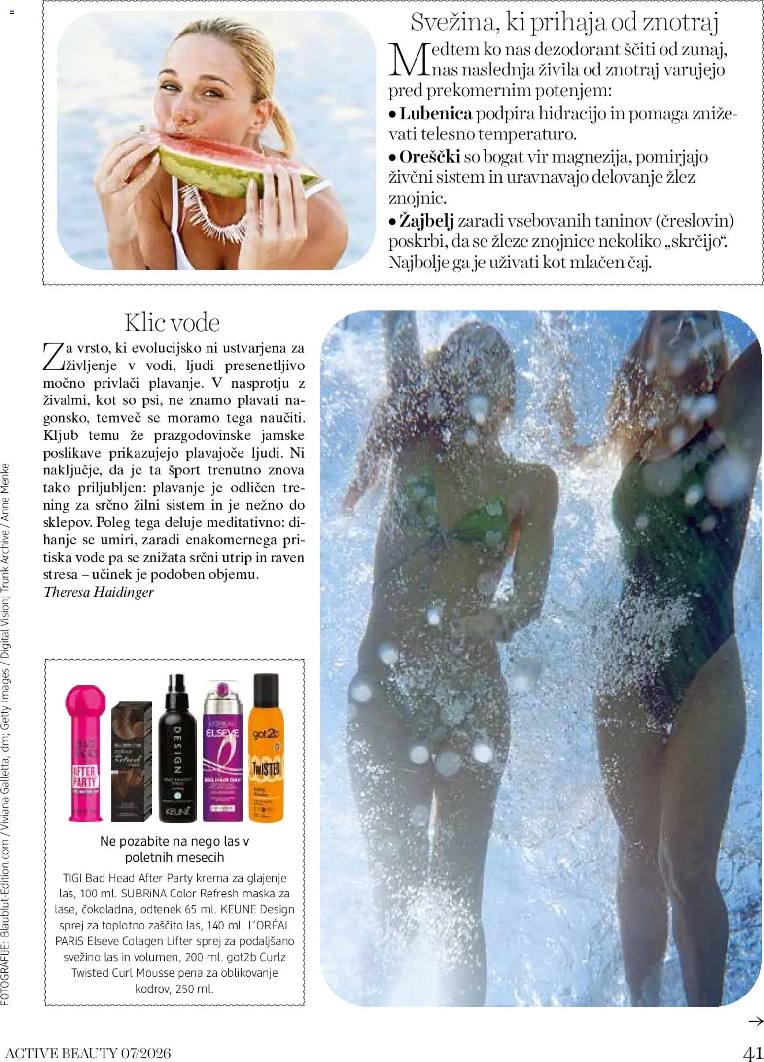 Novi DM Drogerie Markt katalog ponudbe – veljaven od 01.07.2026 | Stran: 41 | Izdelki: Lubenica, Krema, Maska, Orescki