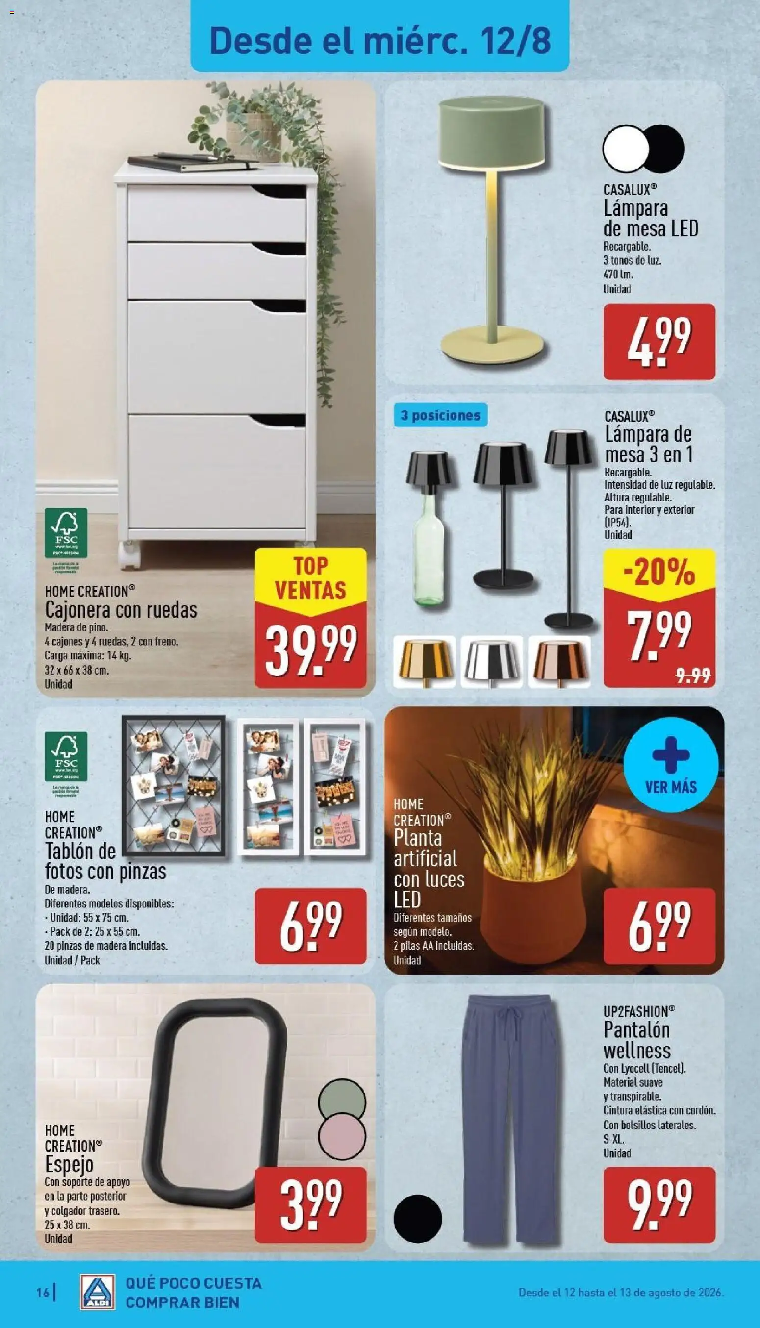 Aldi folleto Península │ válido desde el 10/08/2026 | Página: 16