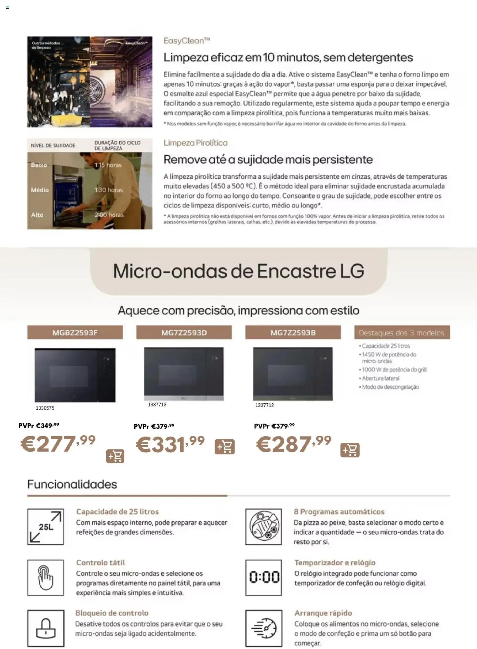 Radio Popular Gama de Encastre │ válido de 15/07/2026 | Página: 4 | Produtos: Relógio, Forno, O forno, Microondas