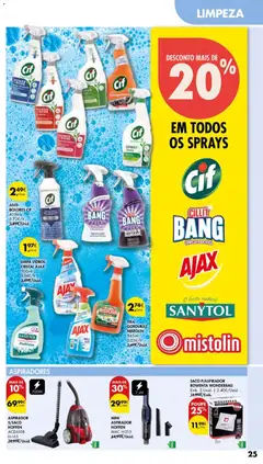 Pré-visualização Pingo Doce Cuidados Pessoais e para o Lar válido de 24/09/2026 | Página: 25 | Produtos: Saco, Limpa vidros, Casa de banho, Creme