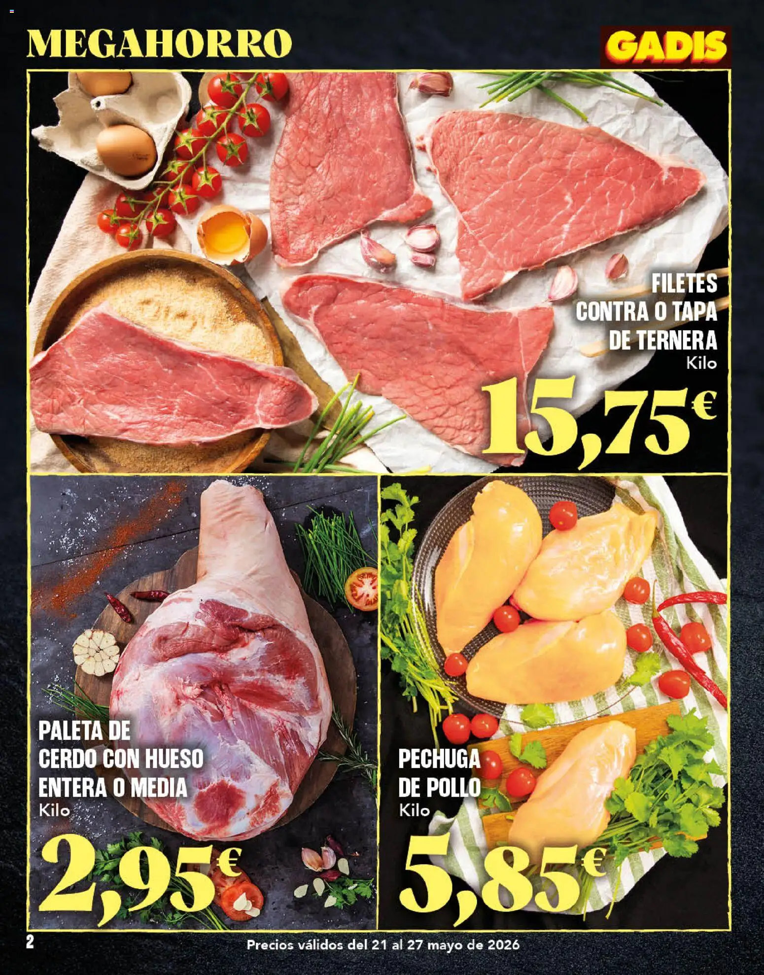 Gadis - folleto │ válido desde el 21.05.2026 | Página: 2 | Productos: Cerdo