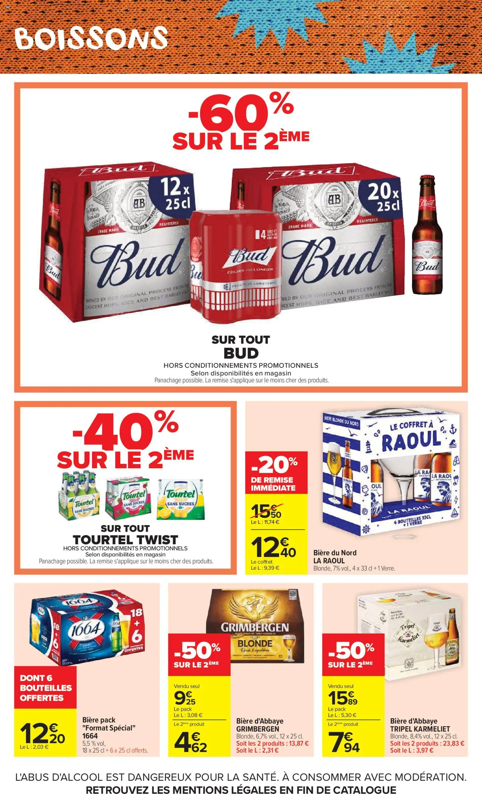 {H1} | Page: 38 | Produits: Bière blonde, Bière