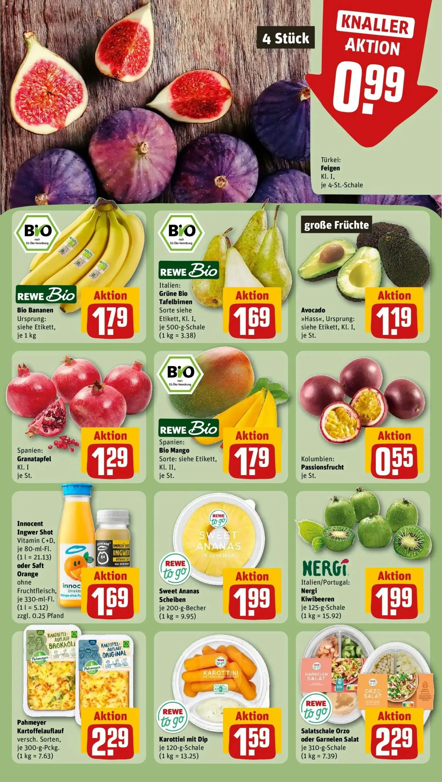 REWE Prospekt ab 28.09.2026 zum Blättern » Angebote | Seite: 12 | Produkte: Ananas, Avocado, Brokkoli, Salat