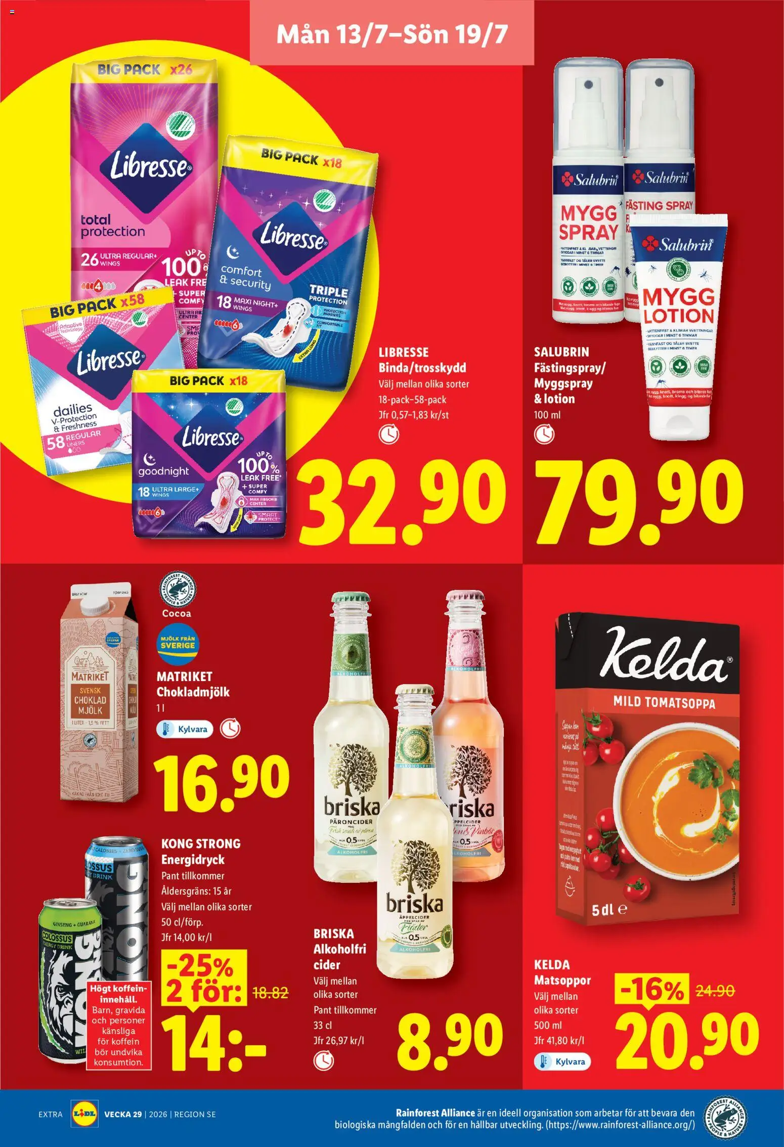 Nuvarande Lidl erbjudanden från 📣 13/07/2026 - 19/07/2026 📣 | Sverige