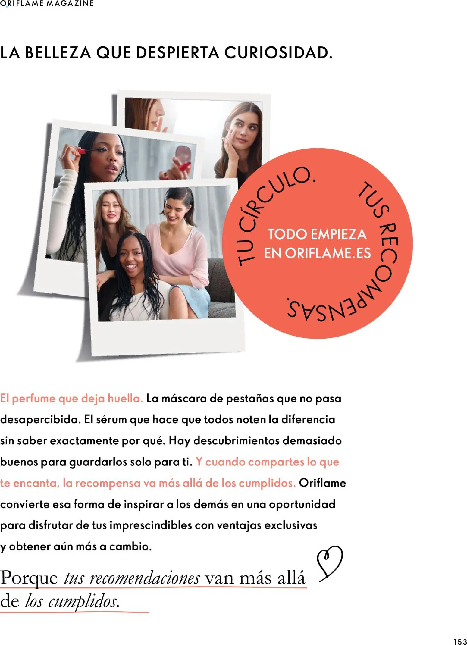 Oriflame - Catálogo Campaña 14 │ válido desde el 07/10/2026 | Página: 153 | Productos: Perfume, Sérum, Té, Máscara de pestañas