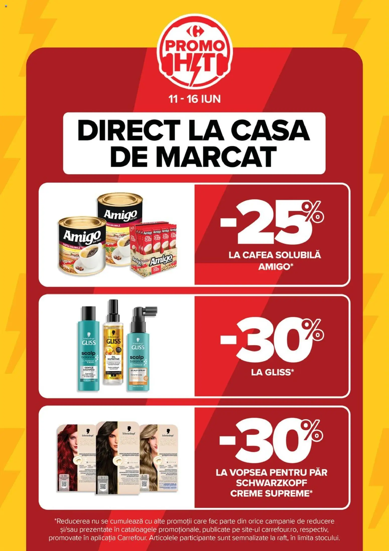 Noul catalog Carrefour – valabil de la 10.06.2026 | Pagină: 3 | Produse: Vopsea, Cafea