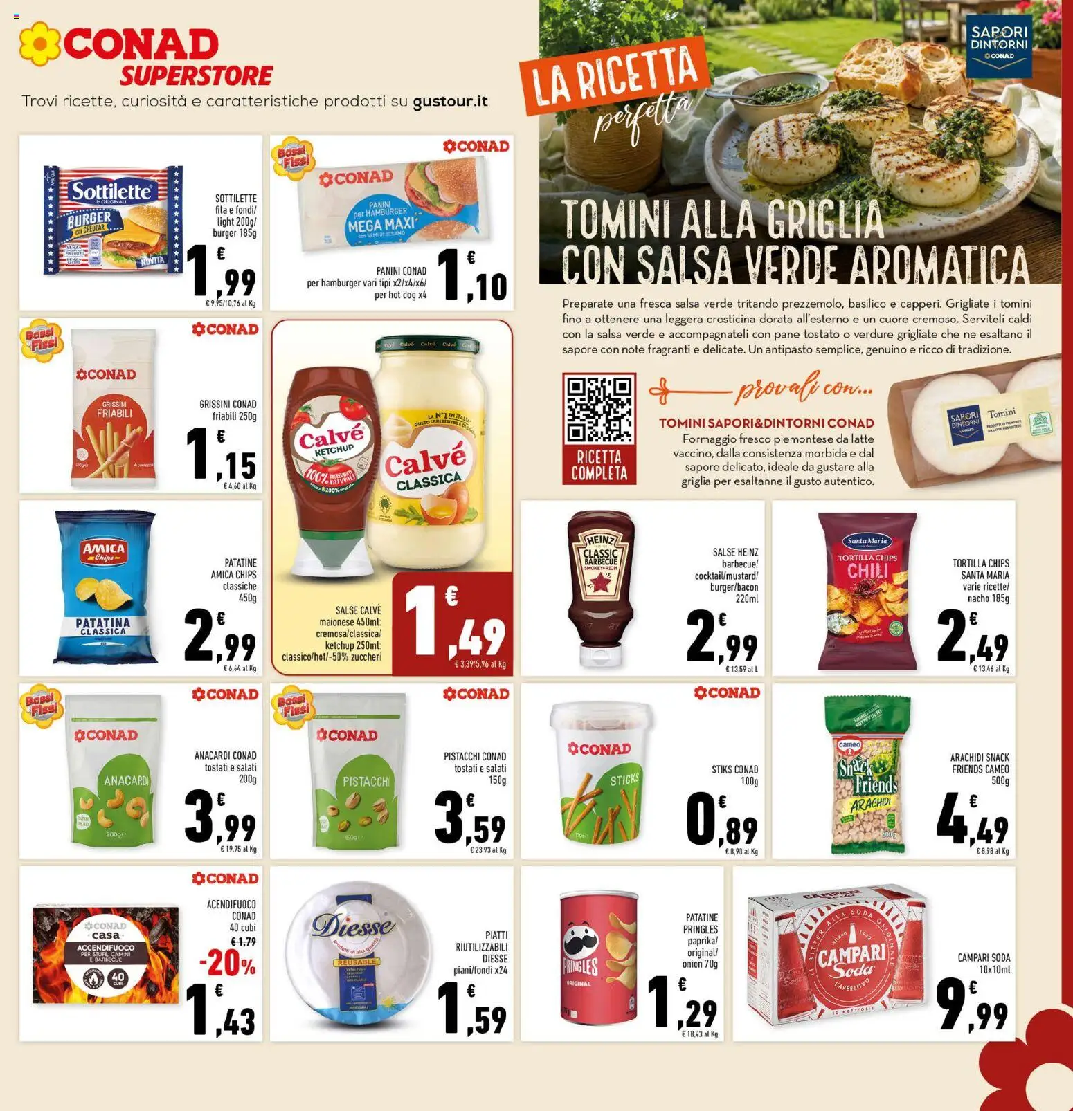 Volantino Conad del 29/07/2026 | Pagina: 13 | Prodotti: Latte, Basilico, Pistacchi, Griglia