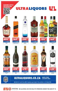 Ultra Liquors specials catalogue – valid from 01/10/2026