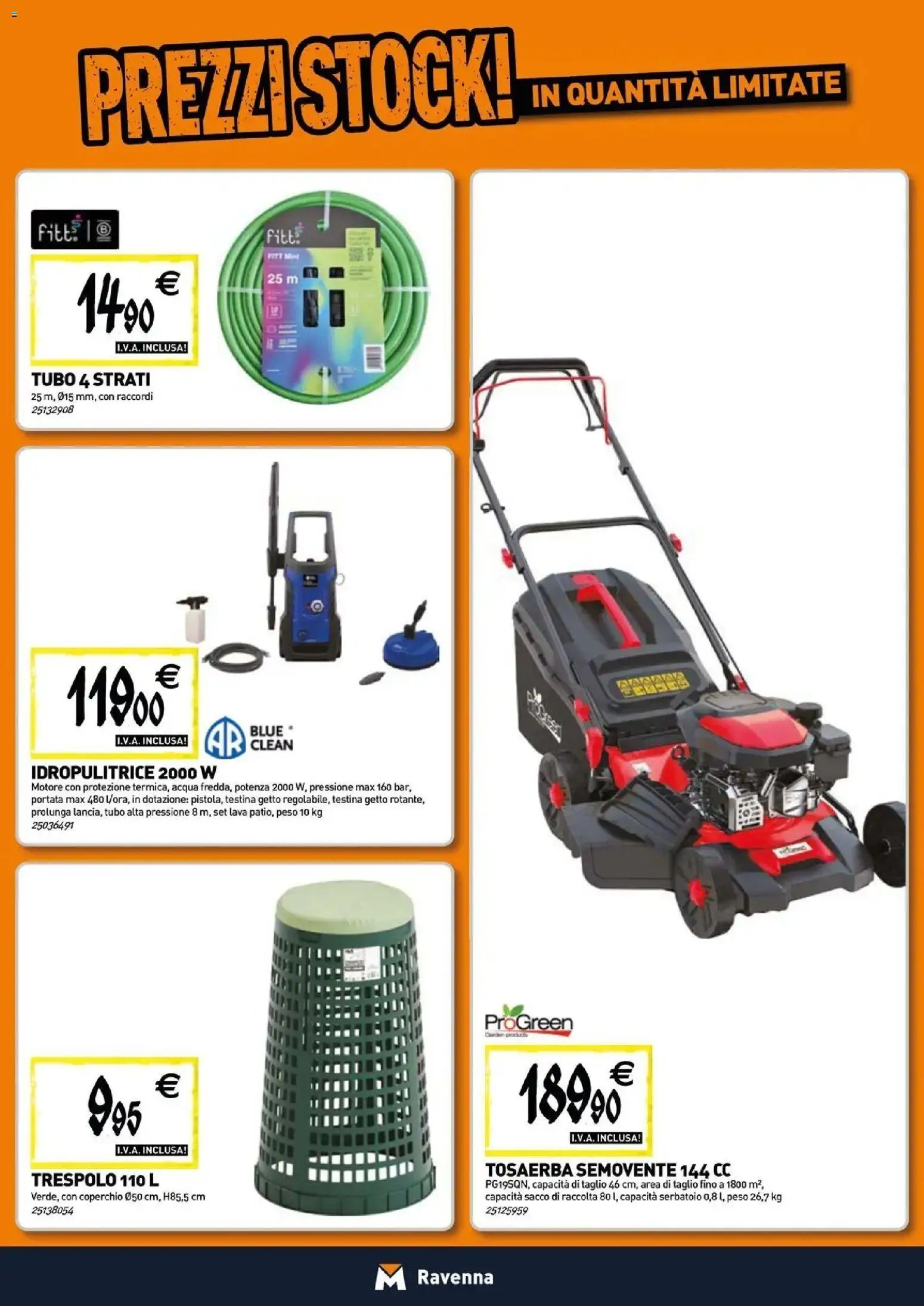 Nuovo TECNOMAT - Straordinari prezzi stock! dal 30/07/2026 > offerte anteprima 🛍️ | Pagina: 18 | Prodotti: Coperchio, Taglio, Tubo, Idropulitrice