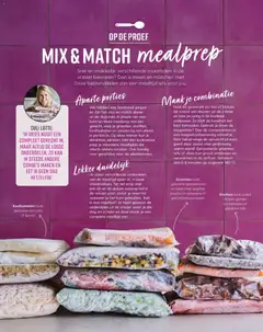 Groenten zoals gekookte sperziebonen en tuinwerwten, gegrilde paprika en aubergine of geroosterde pompoen, Groenten zoals gekookte sperziebonen en tuinwerwten, gegrilde paprika en aubergine of geroosterde pompoen - Voorbeeld van een folder van Albert Heijn, geldig van 14-08-2026 | Pagina: 105