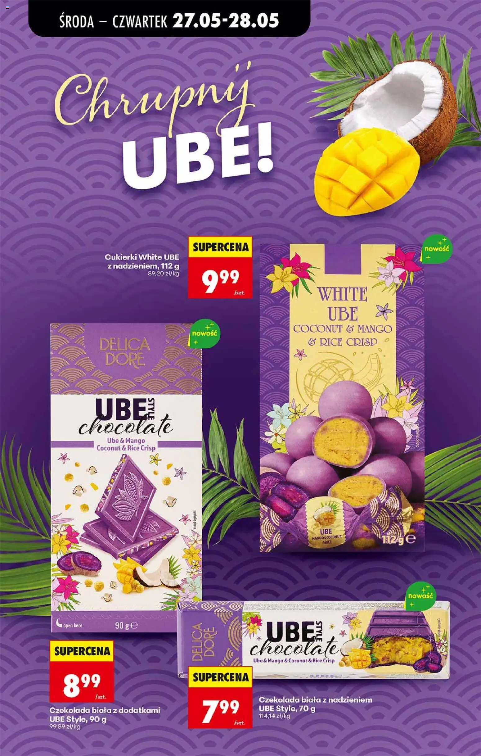 Biedronka gazetka od środy od 27.05.2026 | Strona: 72 | Produkty: Mango, Czekolada, Cukierki