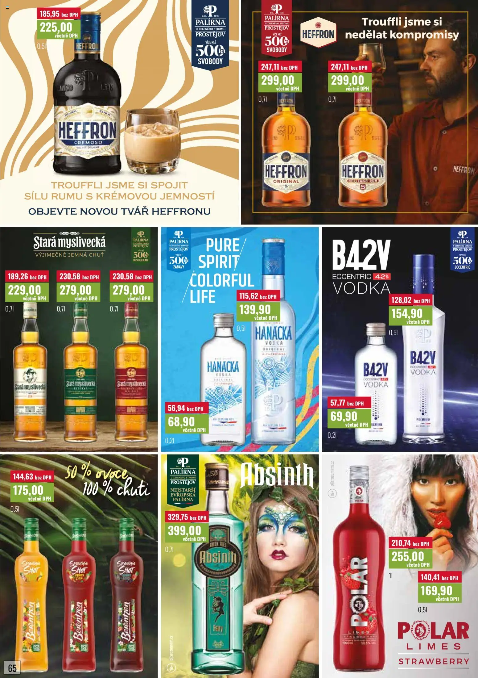 Ratio leták od 01.09.2026 | Strana: 66 | Produkty: Ovoce, Heffron, Vodka, Absinth