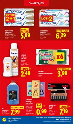 LIDL - Prévisualisation de REXONA Déodorant pour tout le corps, 50/150 ml (1 L = 49,80 €) Variétés au choix valide à partir de 24/09/2026 | Page: 20