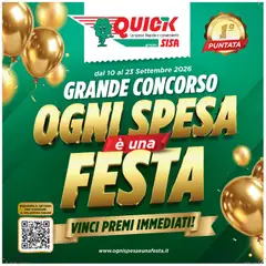 Anteprima del volantino SISA volantino Quick valido a partire dal 10/09/2026
