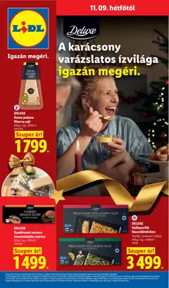 Lidl Deluxe katalógus - amely érvényes a következő dátumtól: 2026.11.09.