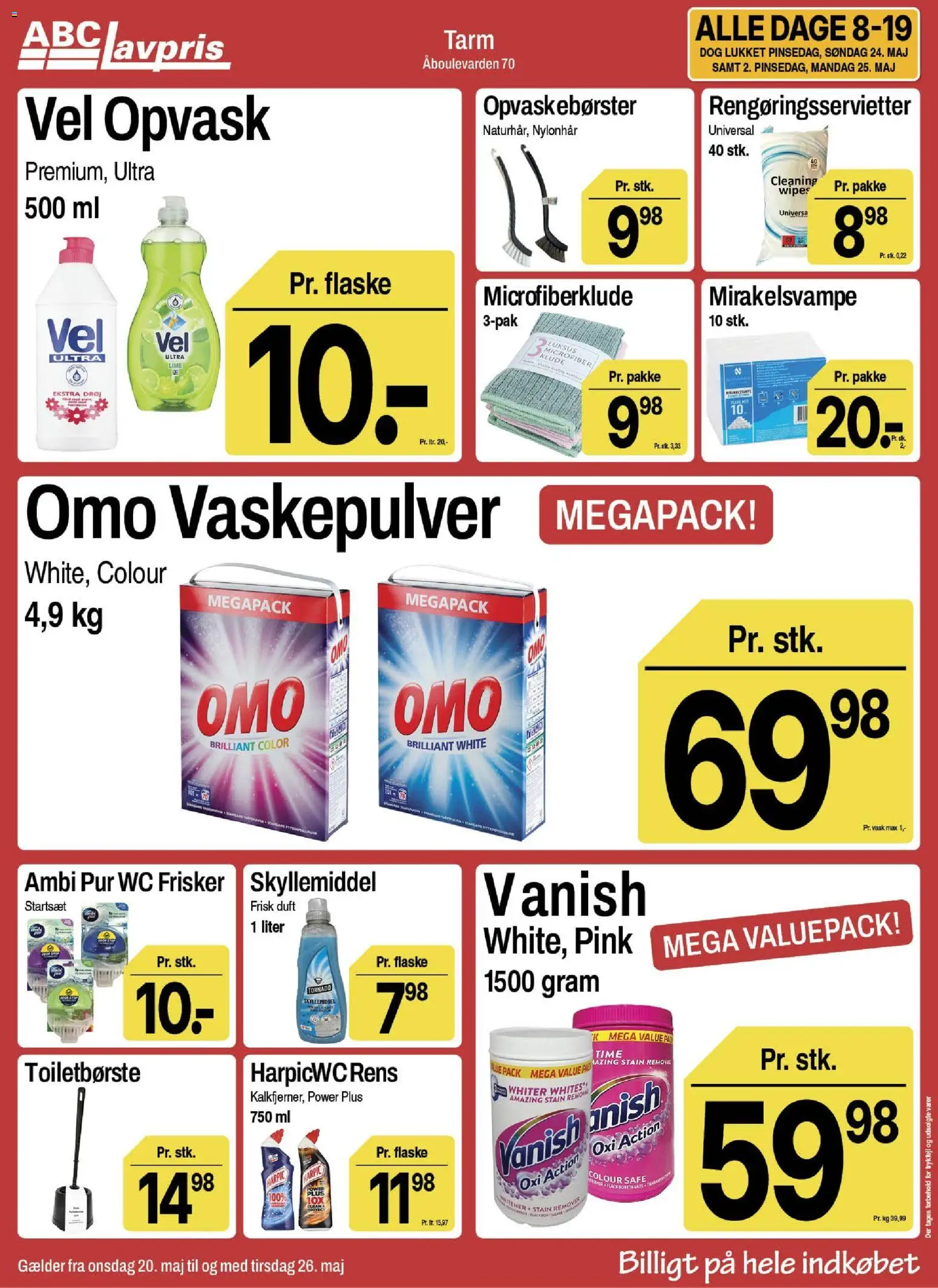 Abc Lavpris tilbudsavis – gyldig fra 20.05.2026 | Side: 14 | Produkter: Duft, Vaskepulver, Skyllemiddel