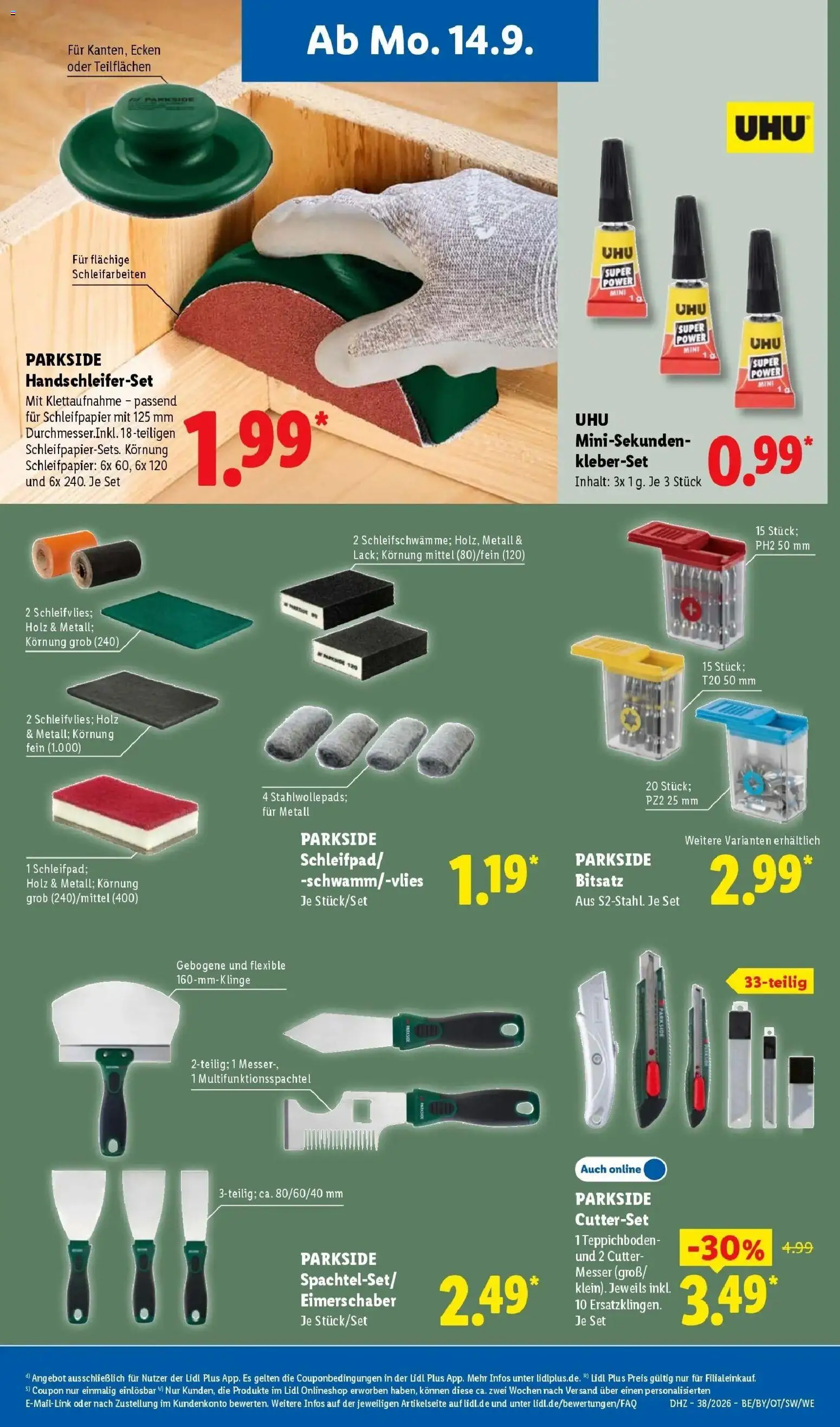 Lidl Prospekt Weikersheim (ab 14.09.2026) zum Blättern » Angebote | Seite: 39 | Produkte: Cutter