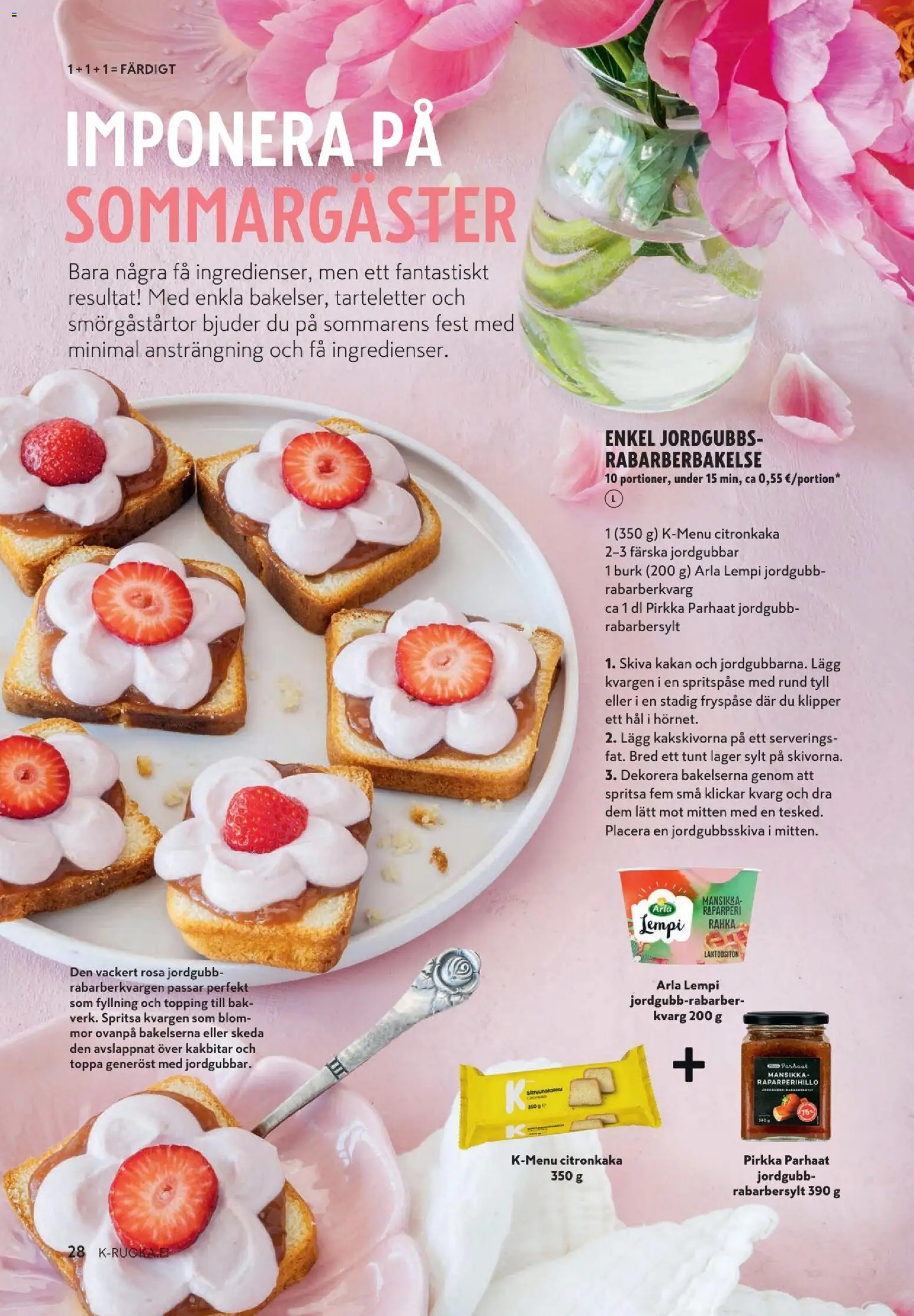 K-Citymarket tarjoukset - K-mat – voimassa 10.06.2026 alkaen | Sivu: 28 | Tuotteet: Raparperi