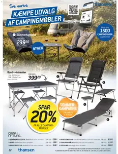 Thansen - Tilbudsavis gyldig fra 27.05.2026 | Side: 22 | Produkter: Bord