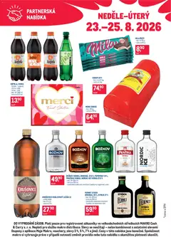 Náhled letáku Makro leták - Partnerská nabídka od 23.08.2026