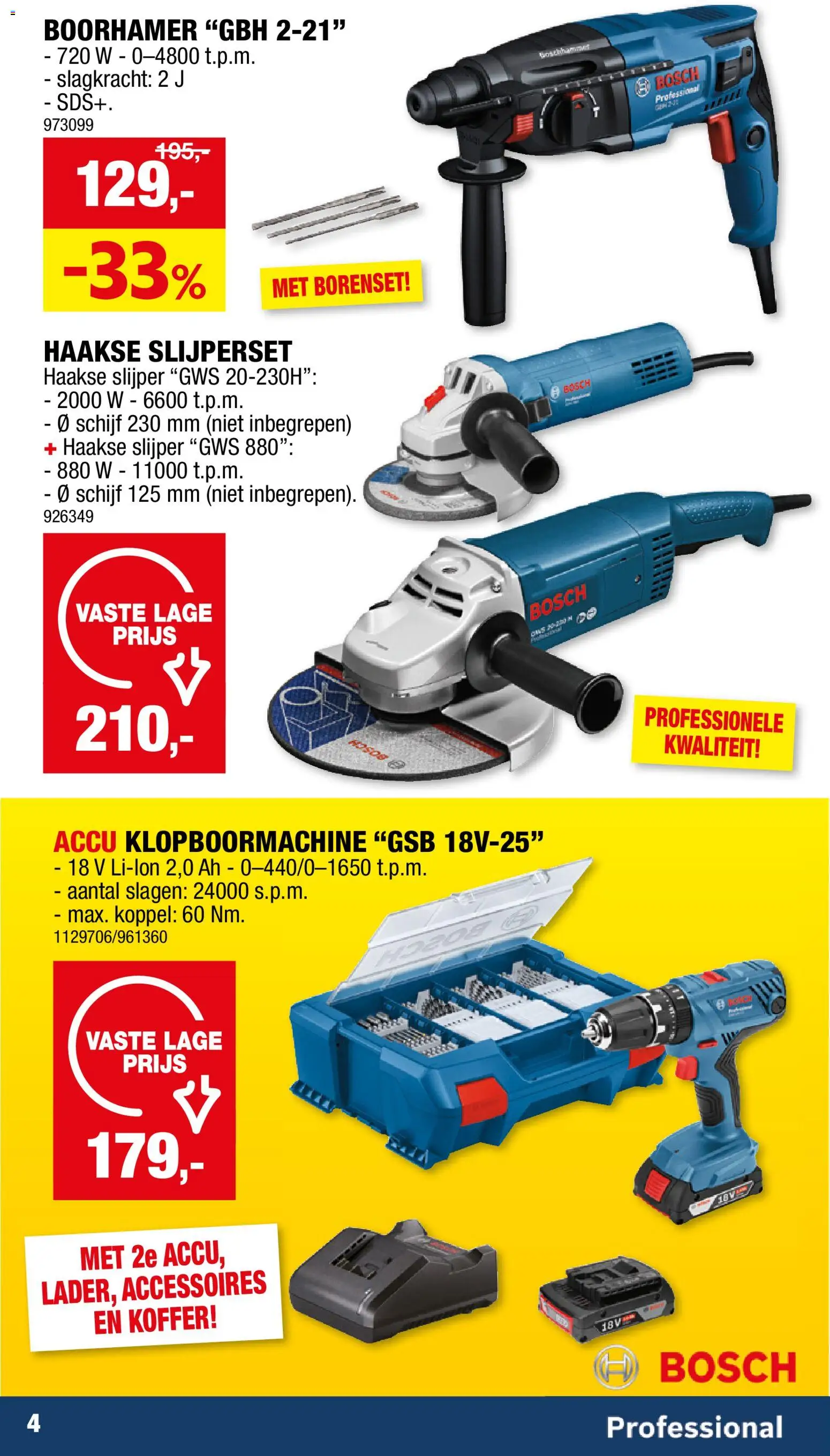 {H1} | Pagina: 4 | Producten: Koffer, Schijf, Slijper, Jeu de go