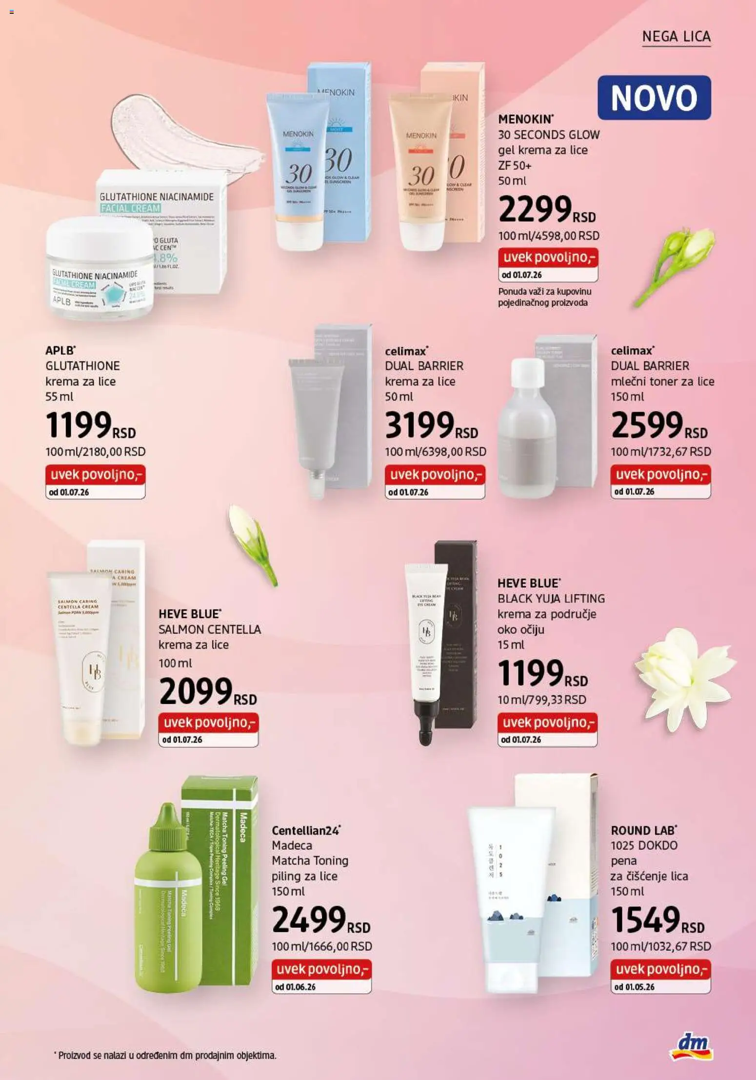DM Drogerie katalog - važi od 01.07.2026 | Strana: 15 | Proizvode: Krema, Piling, Toner