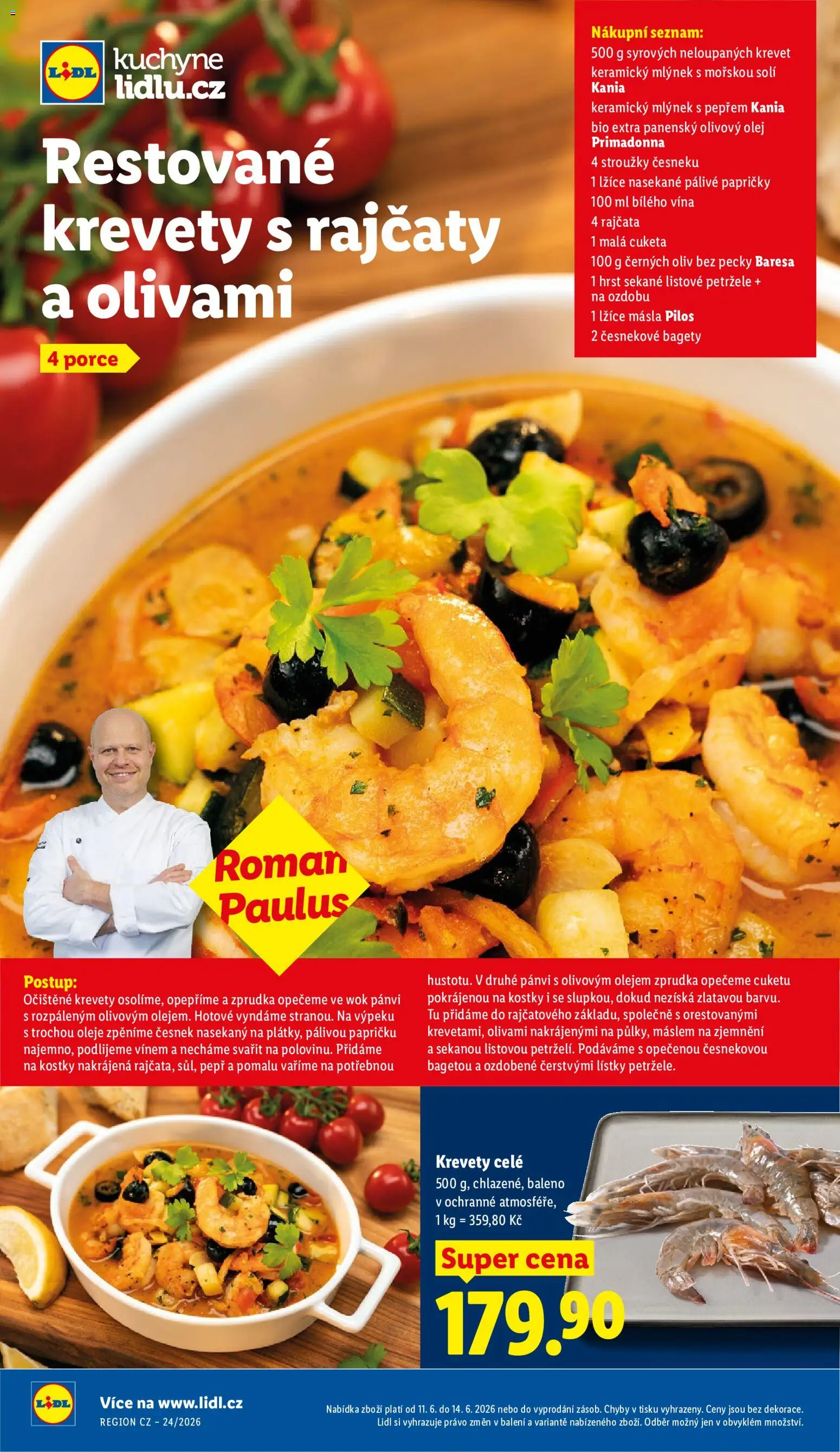 Lidl leták od 11.06.2026 | Strana: 35 | Produkty: Oleje, Lžíce, Mlýnek, Krevety