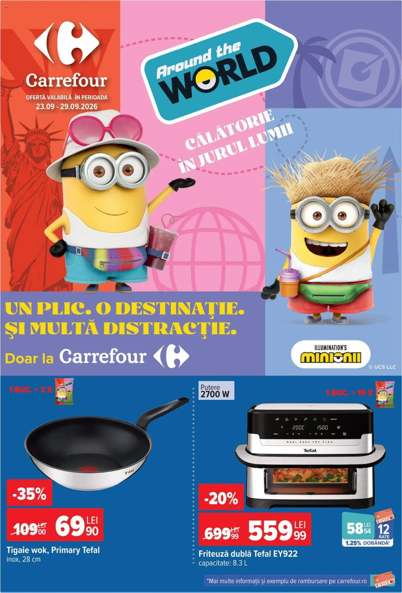 Noul catalog Carrefour – valabil de la 23.09.2026 | Pagină: 1 | Produse: Tigaie, Friteuză