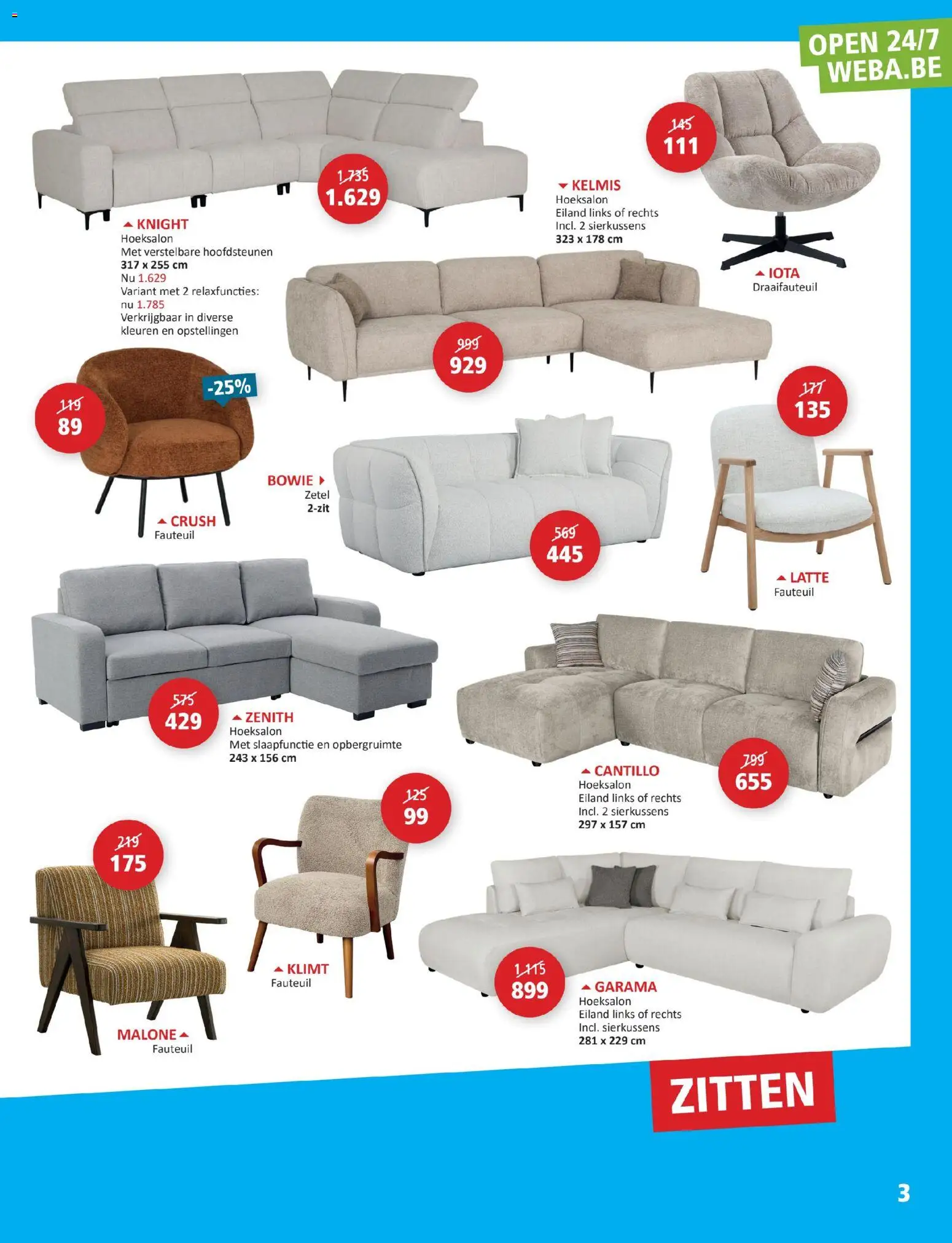 {H1} | Pagina: 3 | Producten: Fauteuil