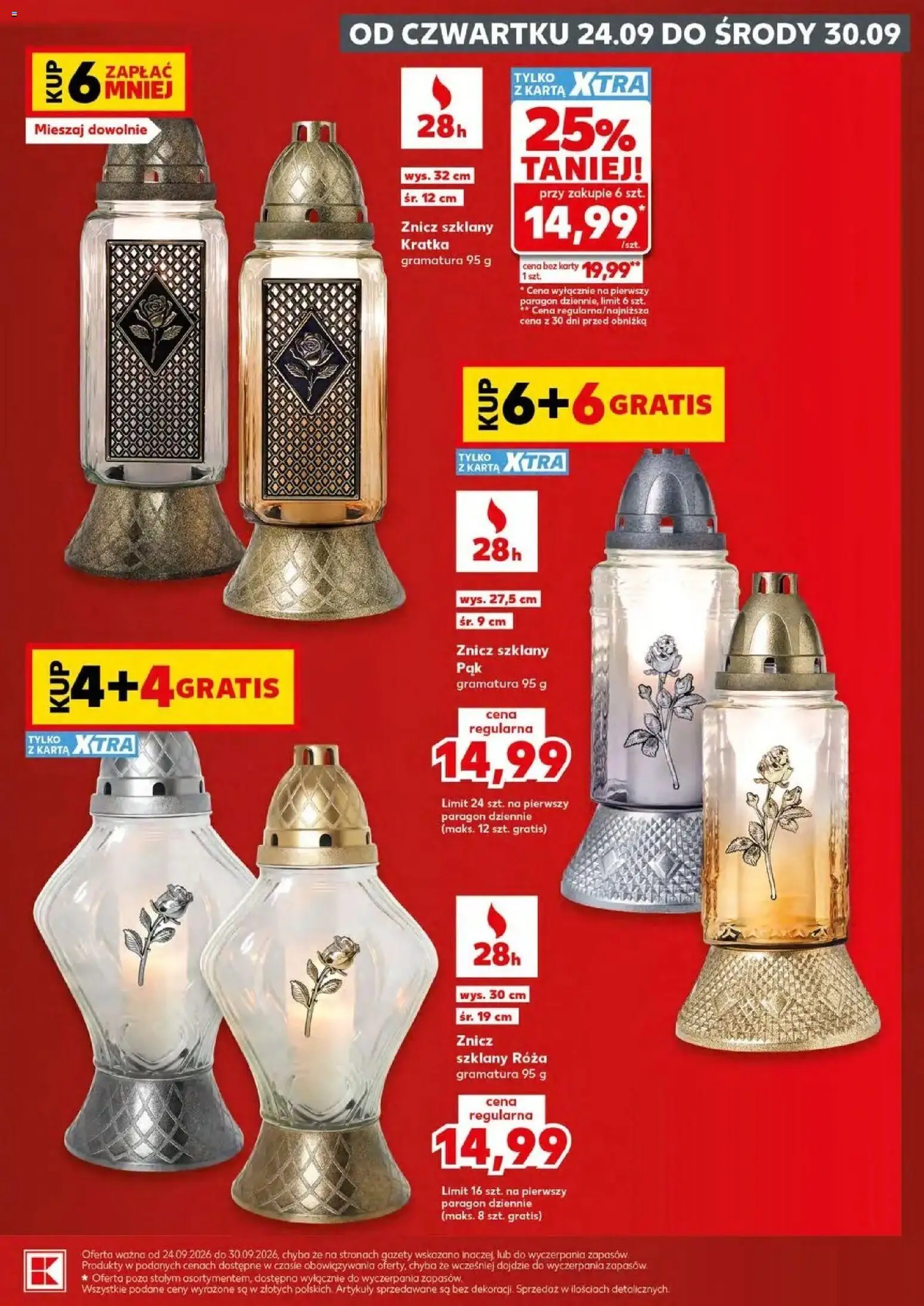 Kaufland gazetka - Znicze od 24.09.2026 - od jutra PDF | Strona: 5 | Produkty: Karta, Gazety