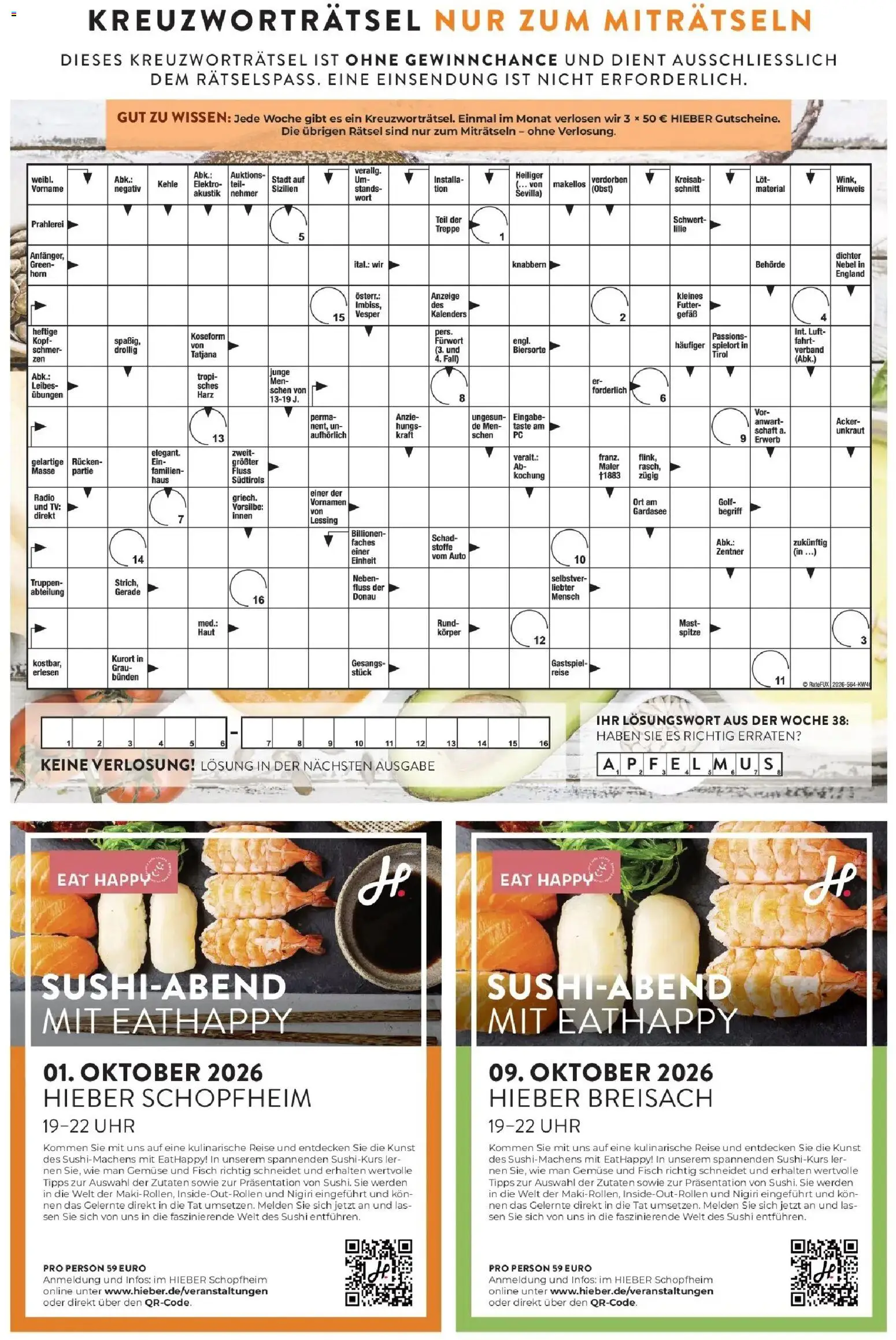 Edeka Prospekt Schliengen (ab 28.09.2026) » Angebote Online | Seite: 15 | Produkte: Fisch, Obst, Uhr, TV