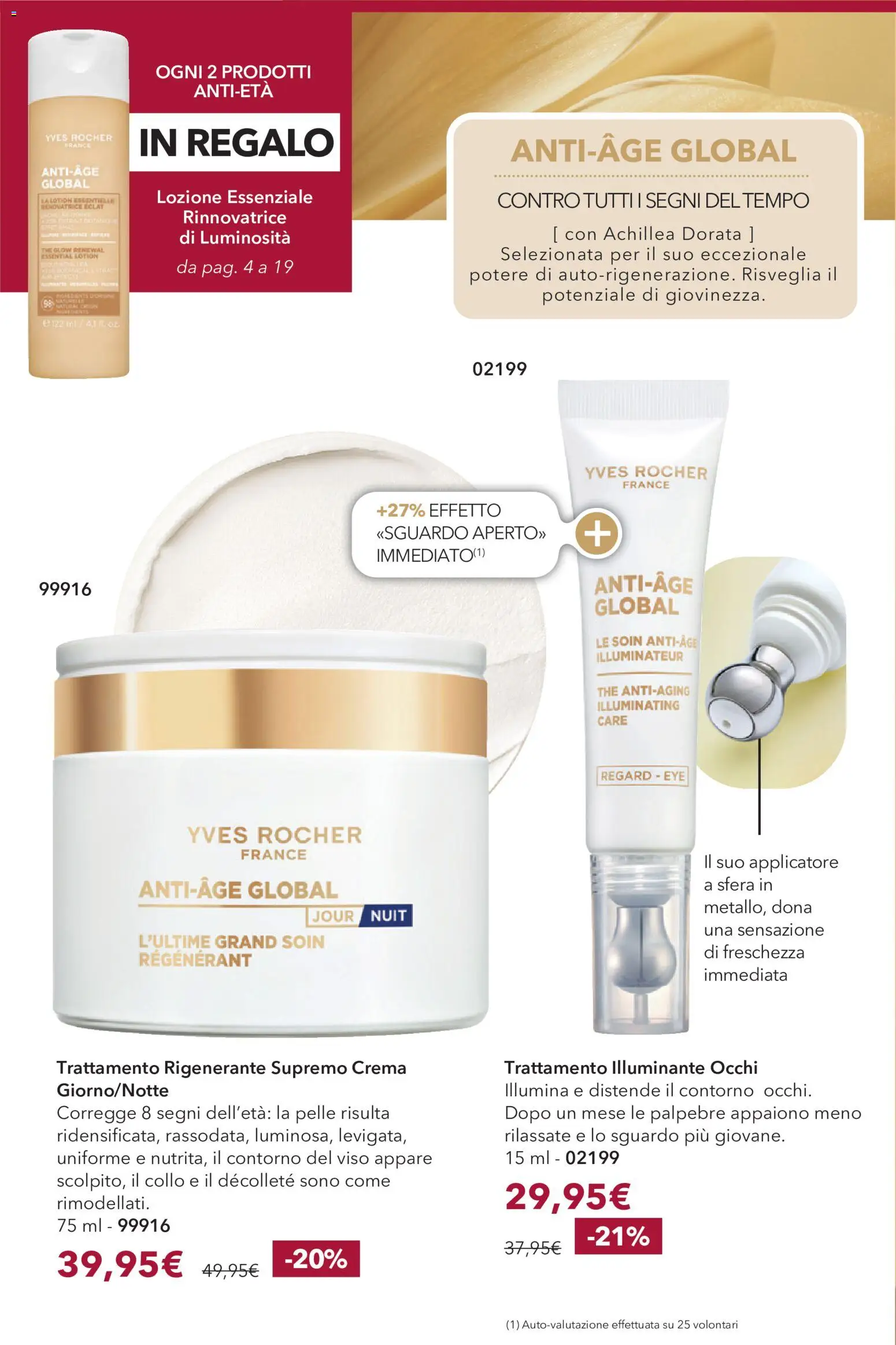 Volantino Yves Rocher del 24/09/2026 | Pagina: 8 | Prodotti: Illuminante, Crema, The, Collo
