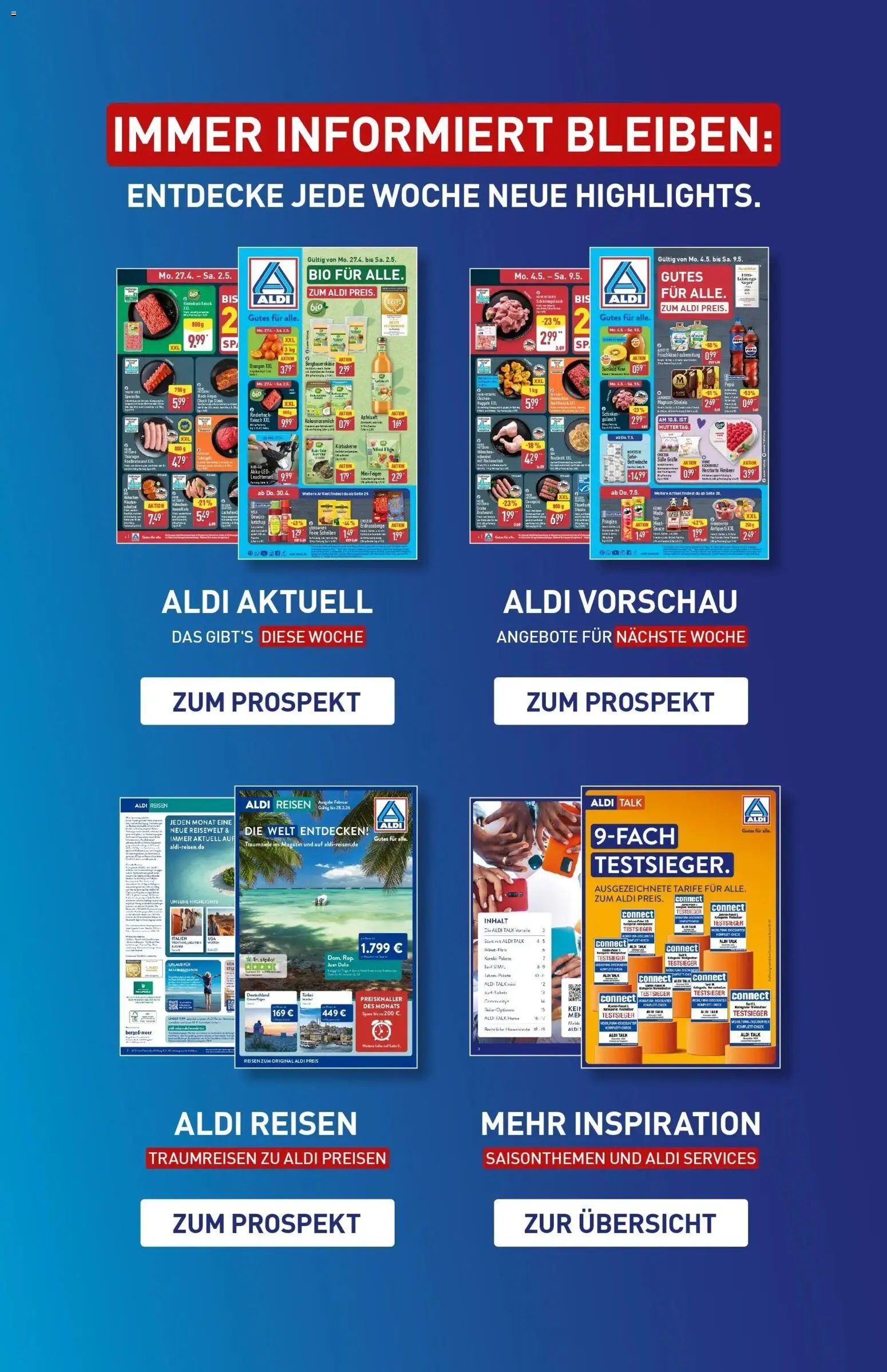Aldi Wochenangebote – gültig ab 04.05.2026 | Seite: 40 | Produkte: Bratwurst, Apfelsaft, Gulasch, Schinken