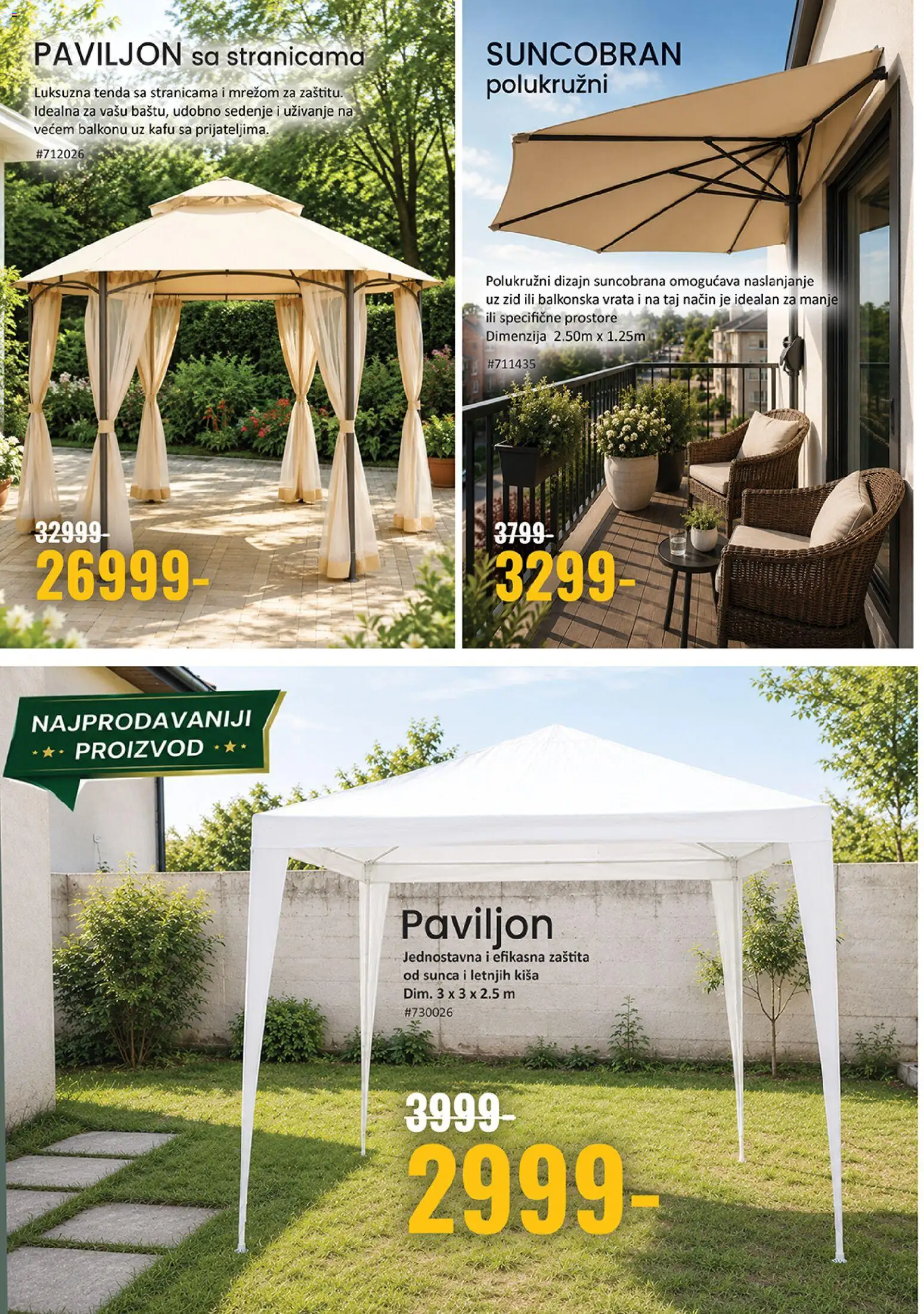 Uradi Sam katalog - važi od 21.05.2026 | Strana: 6 | Proizvode: Vrata, Suncobran