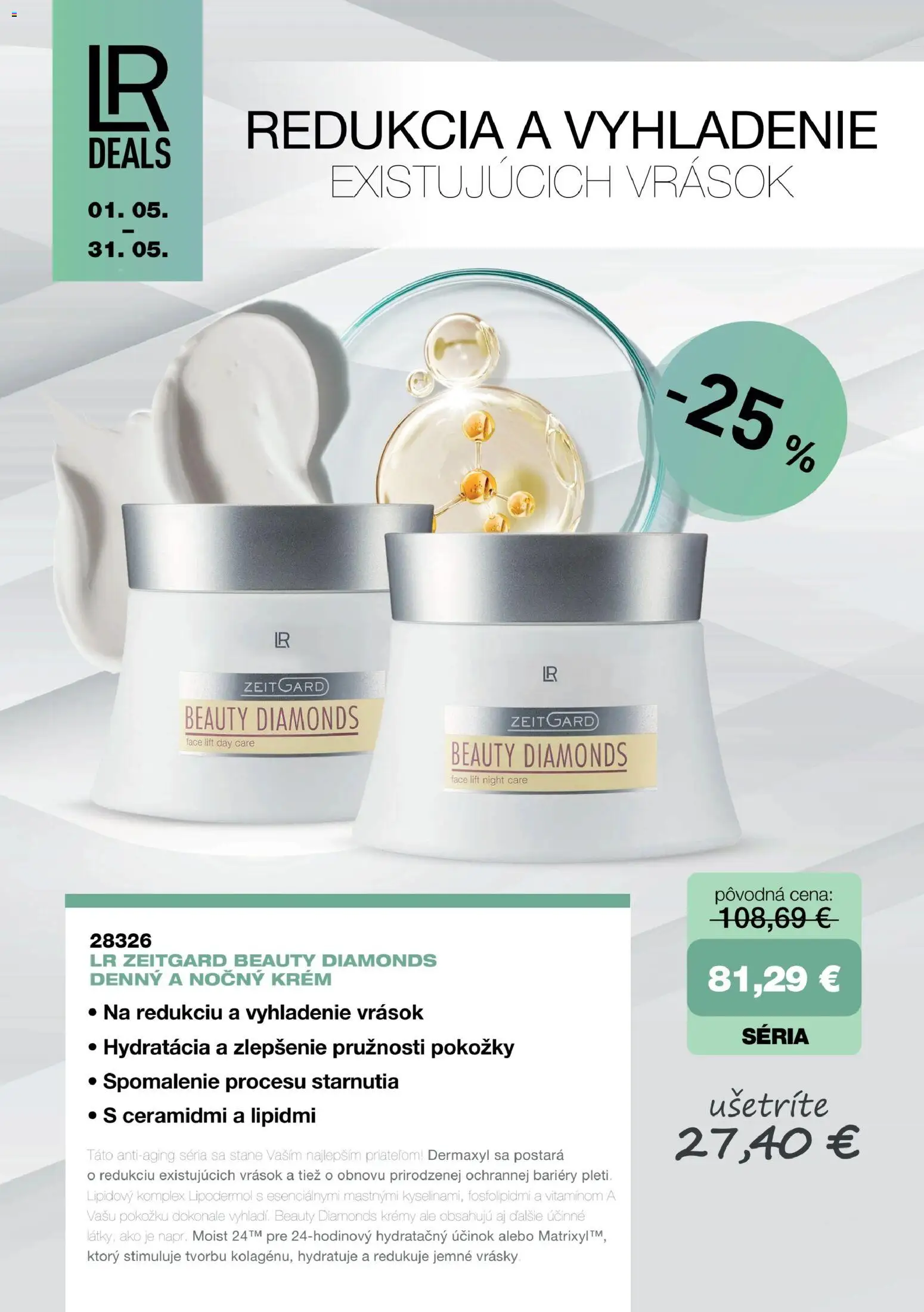 Nové LR akcie – leták je platný od 22.05.2026 | Strana: 25 | Produkty: Krém