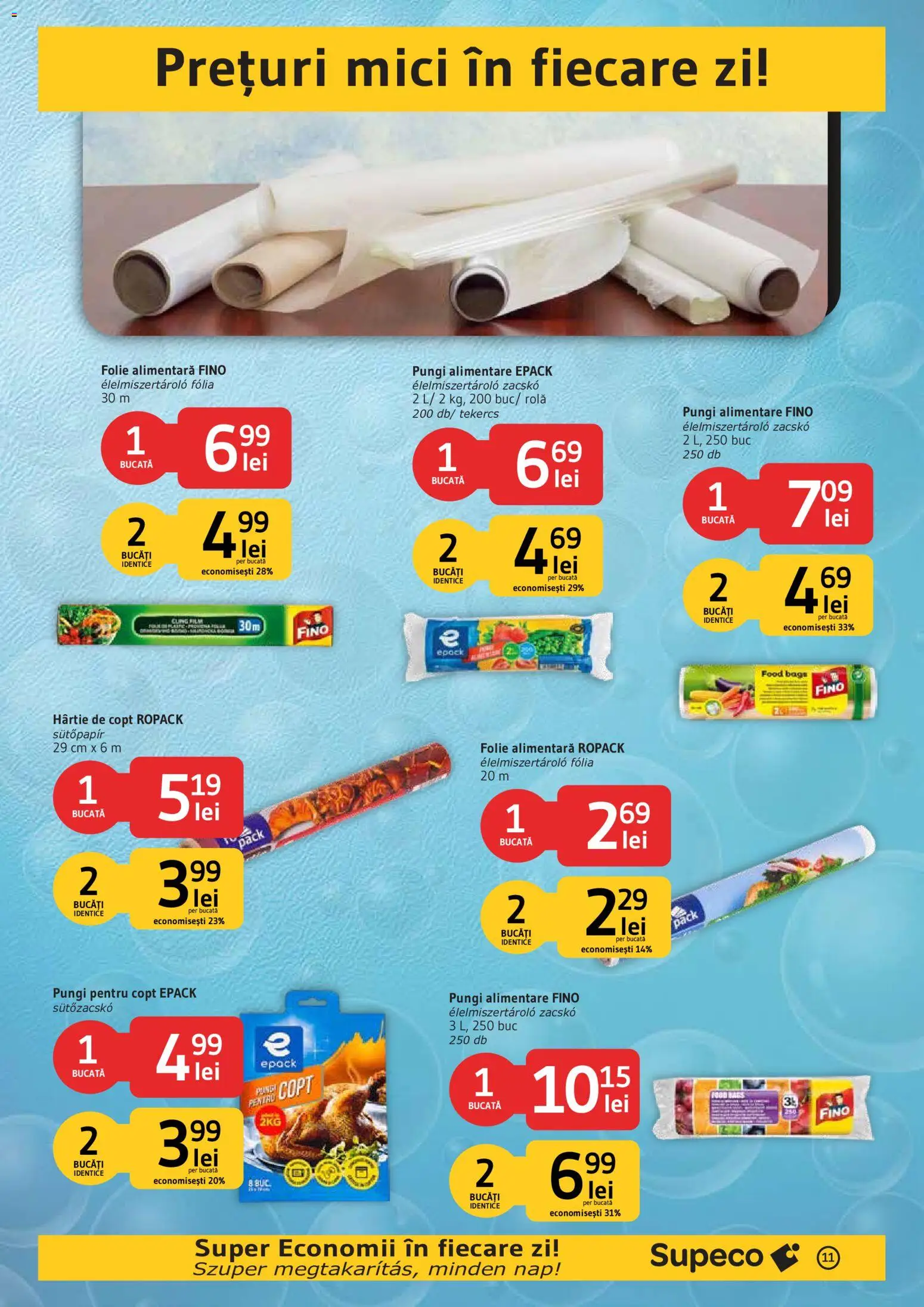 Noul catalog Supeco – valabil de la 01.10.2026 | Pagină: 11 | Produse: Mici