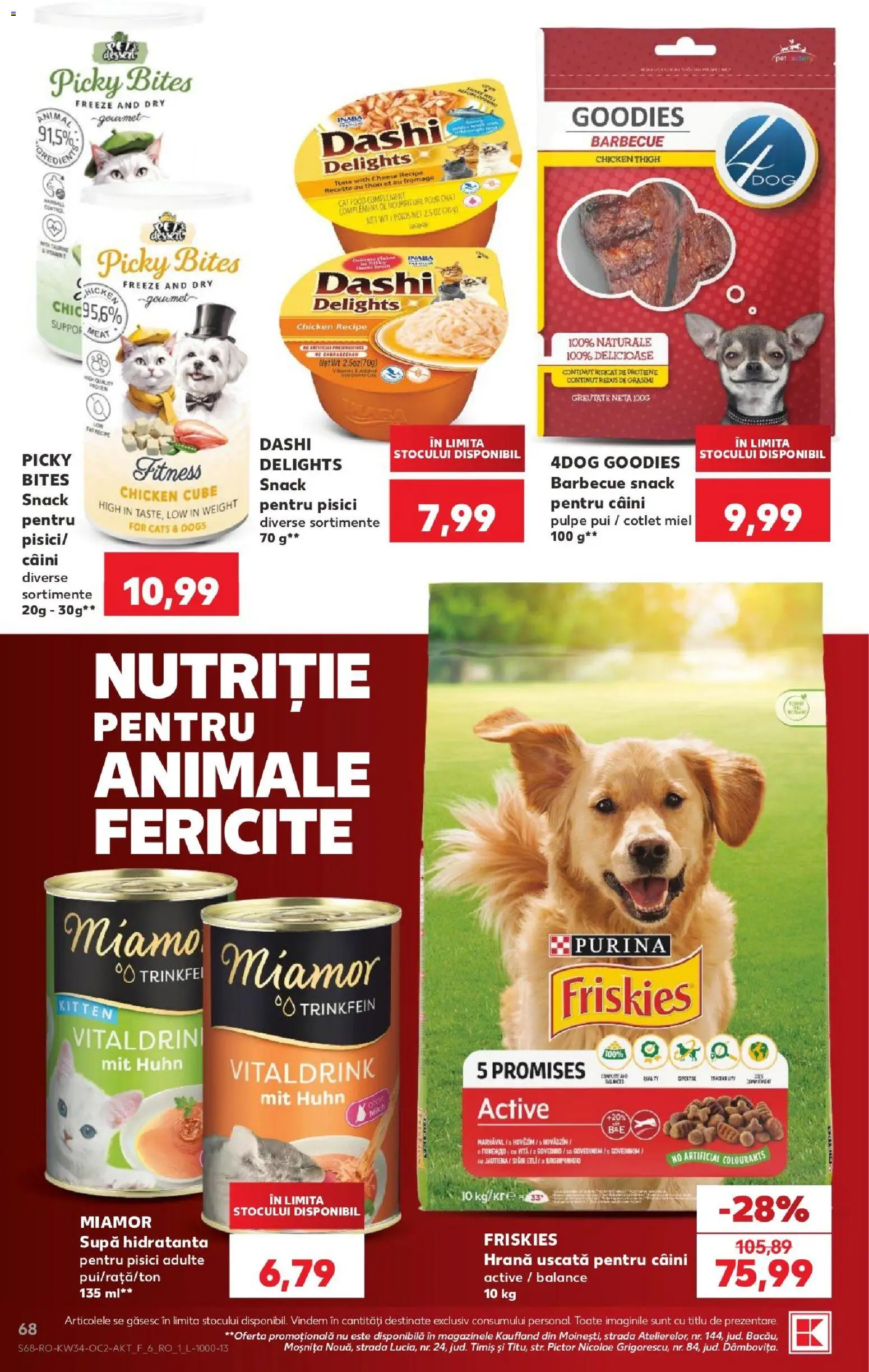 Noul catalog Kaufland – valabil de la 19.08.2026 | Pagină: 68 | Produse: Proteine, Active, Pui, Miel